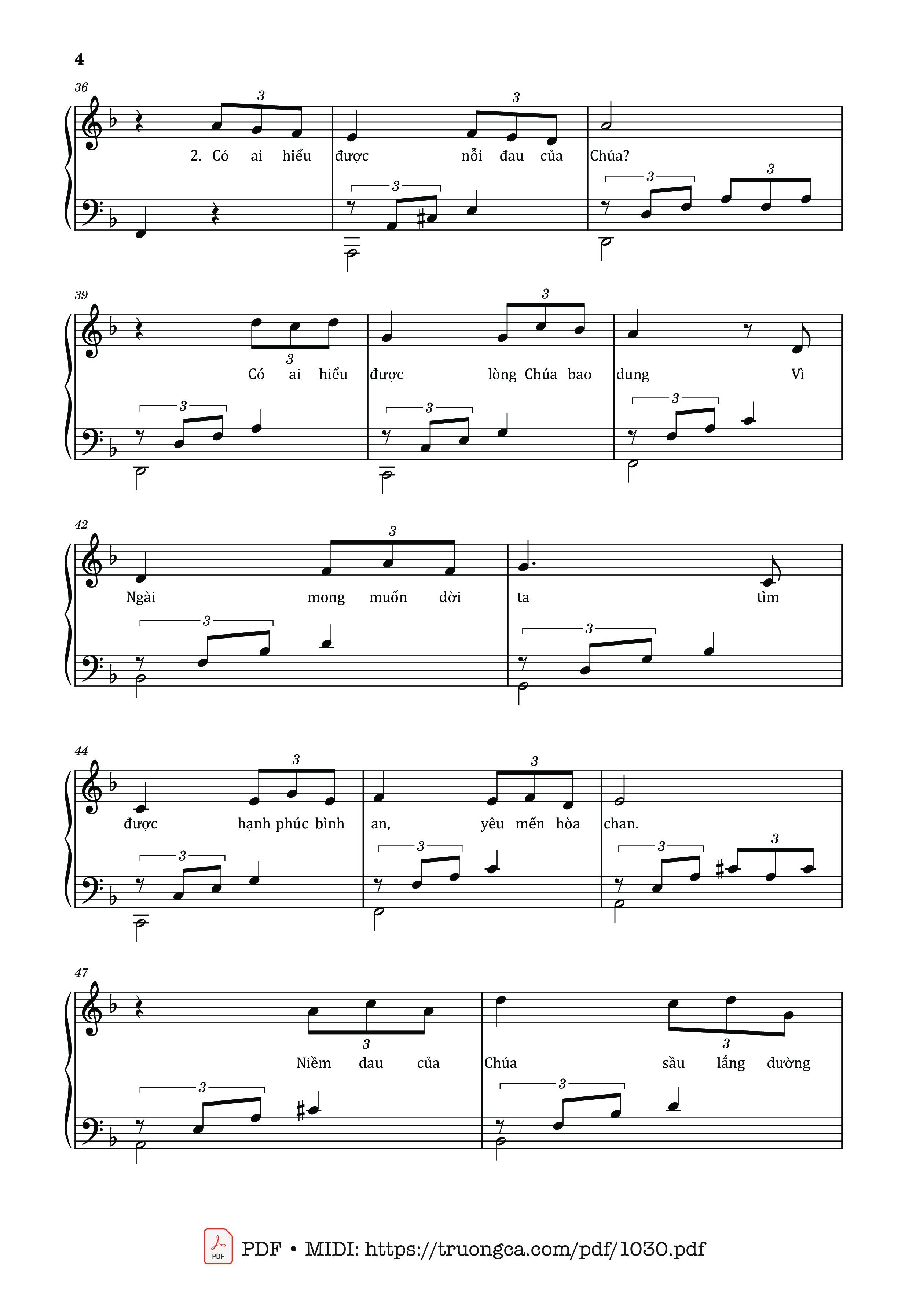 Trang 4 của Sheet nhạc PDF bài hát Chúa đã mời gọi - Lm. Thái Nguyên