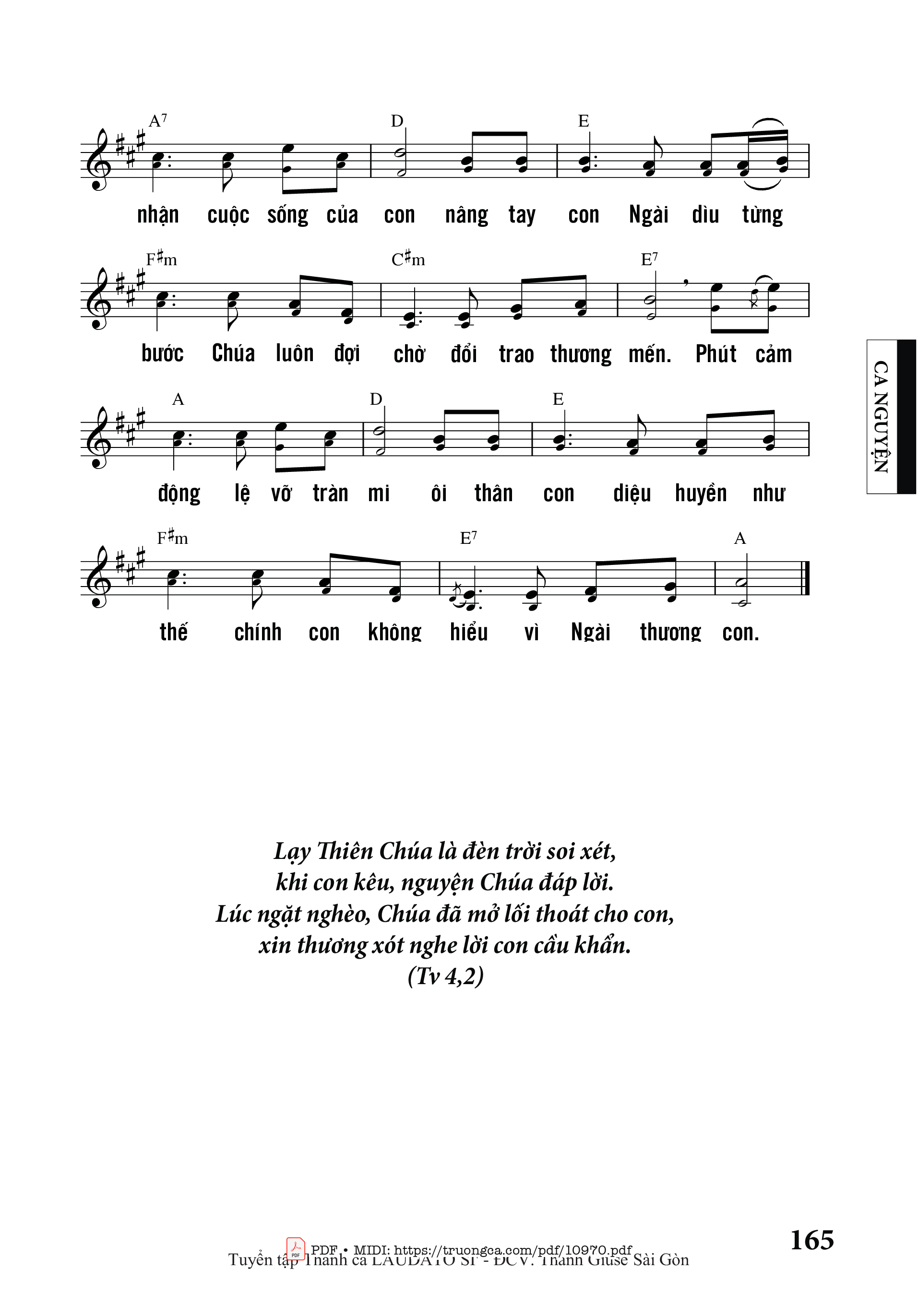 Trang 2 của Sheet nhạc PDF bài hát Chính Nhờ Ngài - Nguyễn Duy