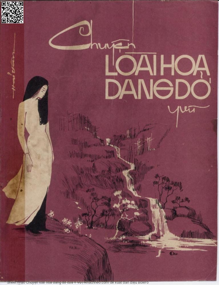 Trang 1 của Sheet nhạc PDF bài hát Chuyện loài hoa dang dở - Y Vũ, 1. Đọc xong trang sách  cuối hồn rưng rưng nước  mắt khóc loài hoa tím thương  đau