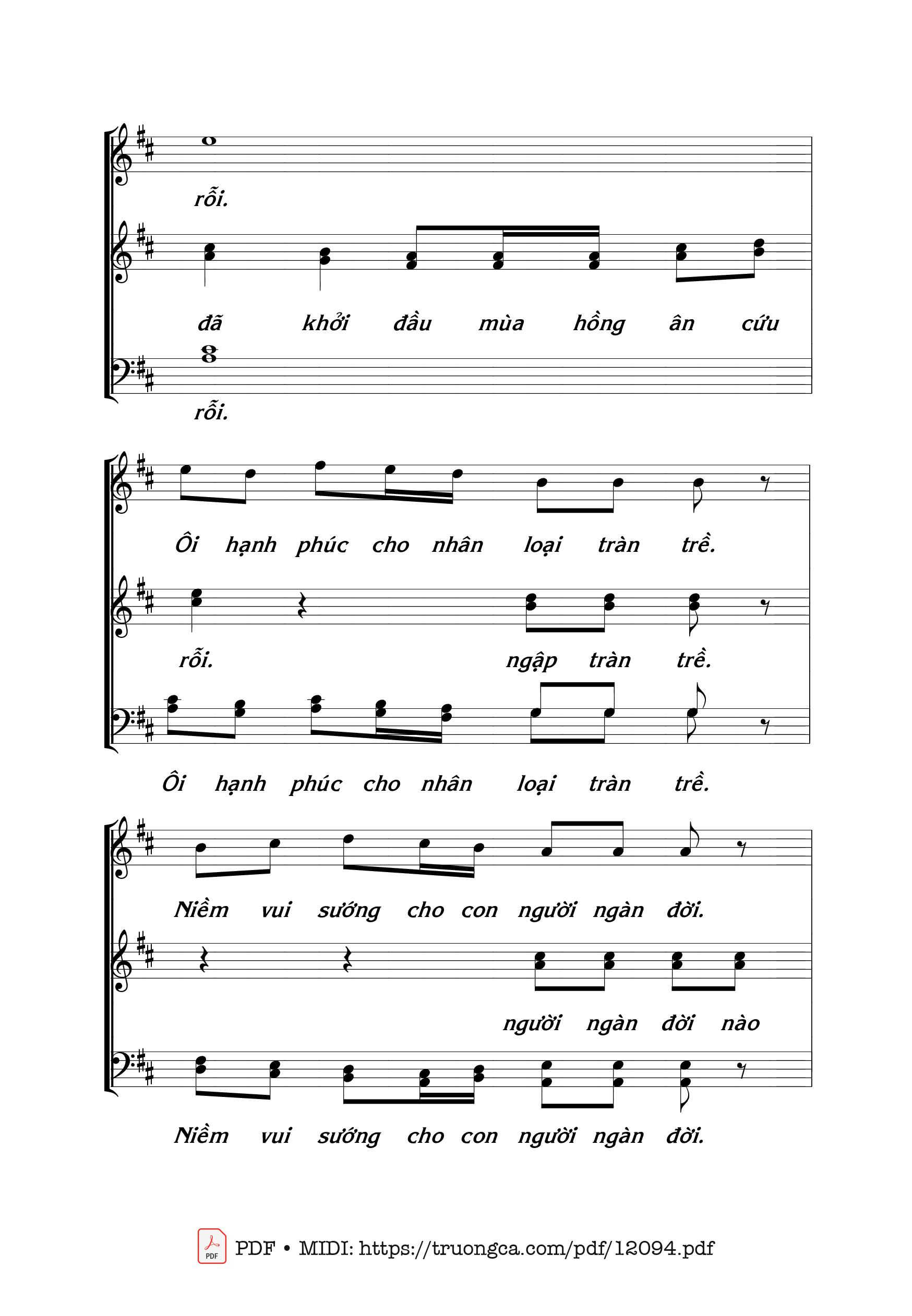 Trang 5 của Sheet nhạc PDF bài hát đêm Tình Yêu - Thái Nguyên