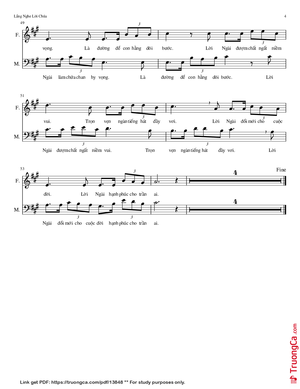 Xin cho con biết lắng nghe Lời Ngài dạy con trong đêm tối, Trang 4