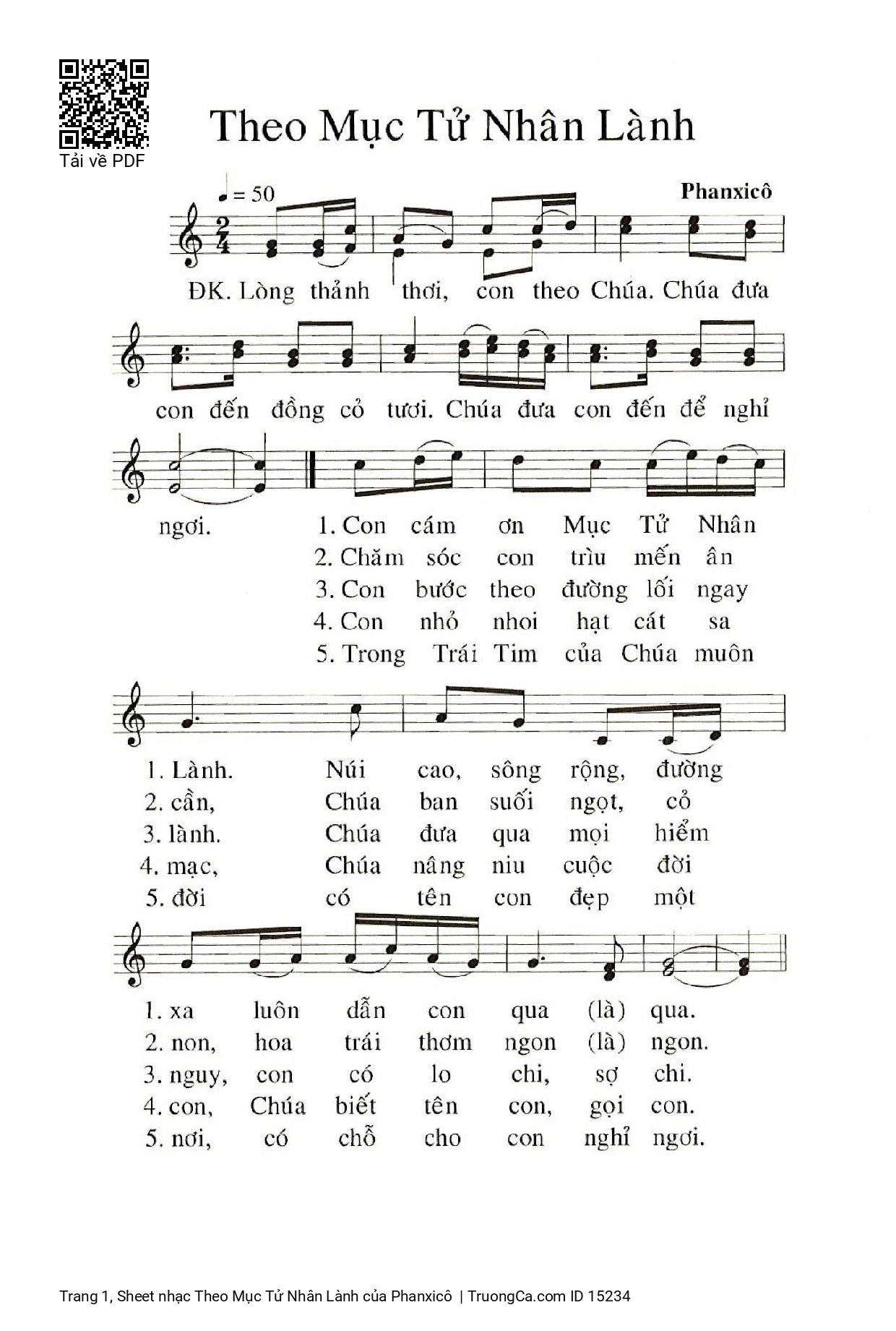 Theo Mục Tử Nhân Lành