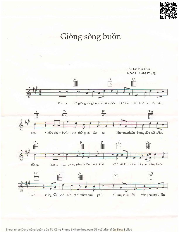 Dòng sông buồn - Từ Công Phụng