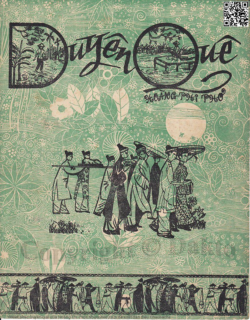 Trang 1 của Sheet nhạc PDF bài hát Duyên quê - Hoàng Thi Thơ, 1. Em gái vườn  quê cuộc đời trong trắng. Dầm mưa dãi  nắng mà em biết yêu trăng  đẹp ngày  rằm