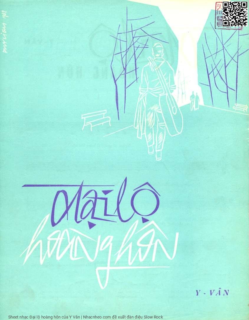 Trang 1 của Sheet nhạc PDF bài hát Đại lộ hoàng hôn - Y Vân, 1. Người về người đi hoàng hôn một  lối