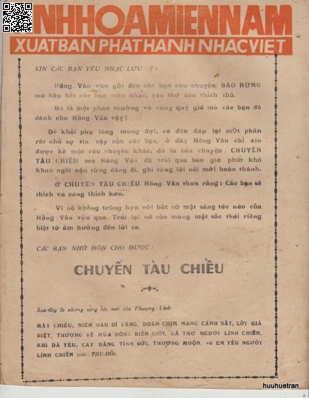 Trang 4 của Sheet nhạc PDF bài hát Đất bằng nổi sóng - Hồng Vân, 1. Gió loạn một  chiều anh đi một  chiều nào đâu anh có  biết. Rằng anh mới vắng em chưa kịp  nhớ bỗng dưng gót giặc về  đây