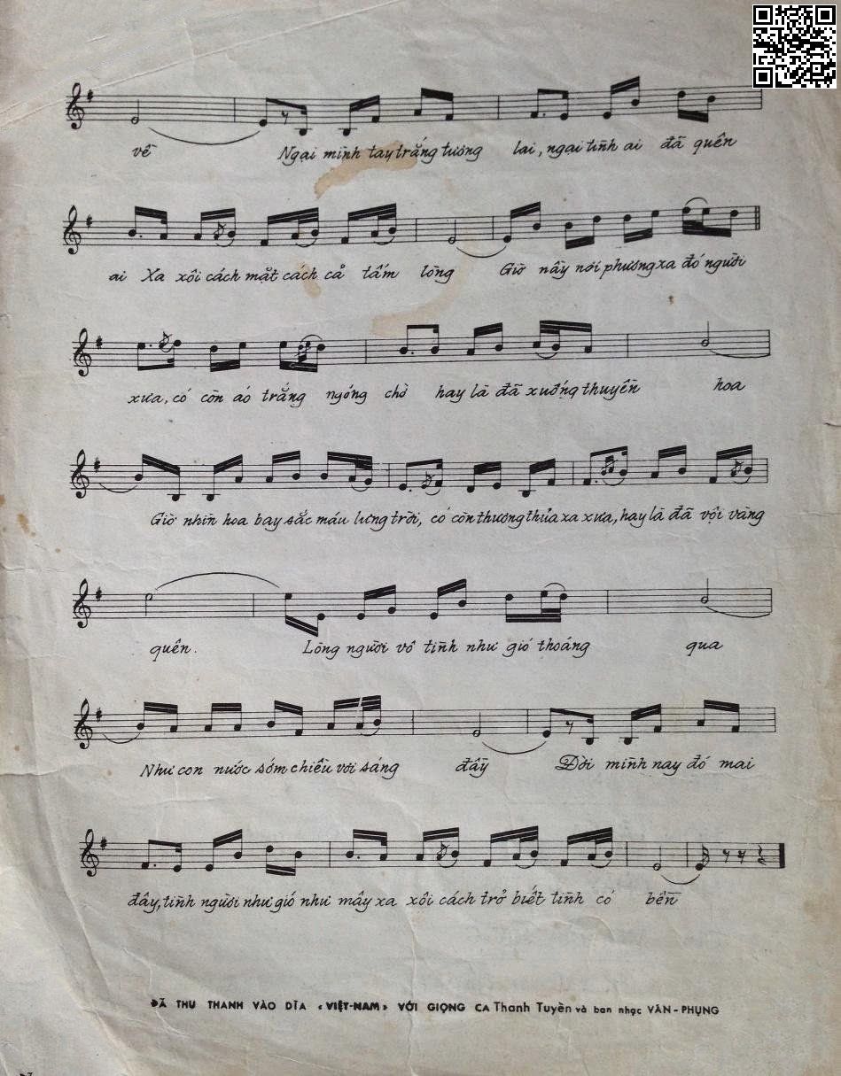 Trang 3 của Sheet nhạc PDF bài hát Áo trắng ngày xưa - Song An, 1. Đội nặng trên đầu nón sắt đã  quen