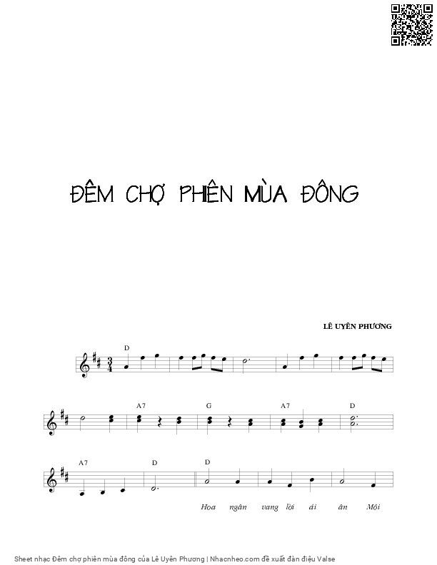 Đêm chợ phiên mùa đông