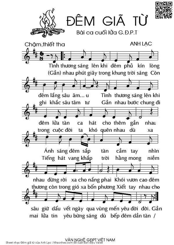 Đêm giã từ - Anh Lạc