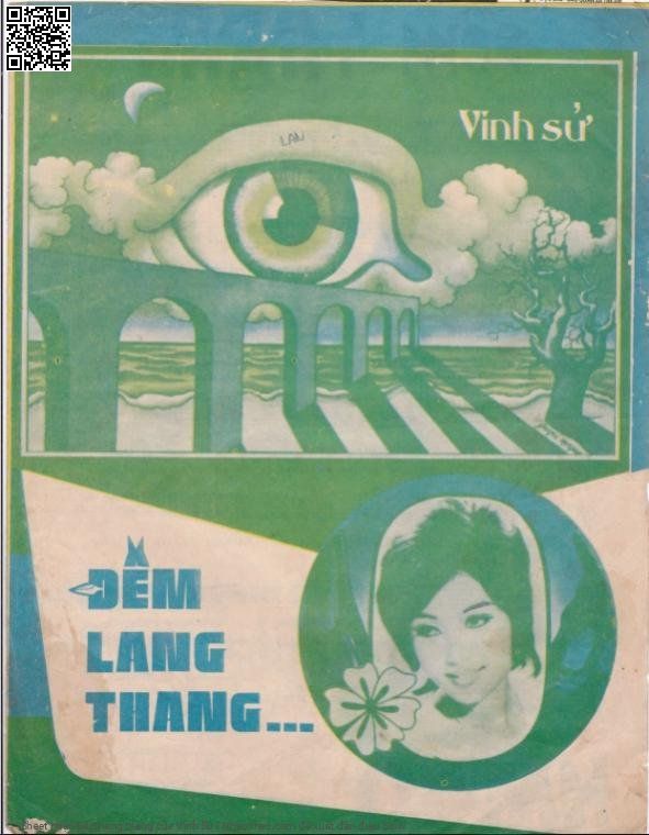 Trang 1 của Sheet nhạc PDF bài hát Đêm lang thang - Vinh Sử, 1. Bước lang  thang qua từng vỉa hè. Biết đêm  nay đi về nơi  đâu Người yêu  ơi, em đã sang  ngang