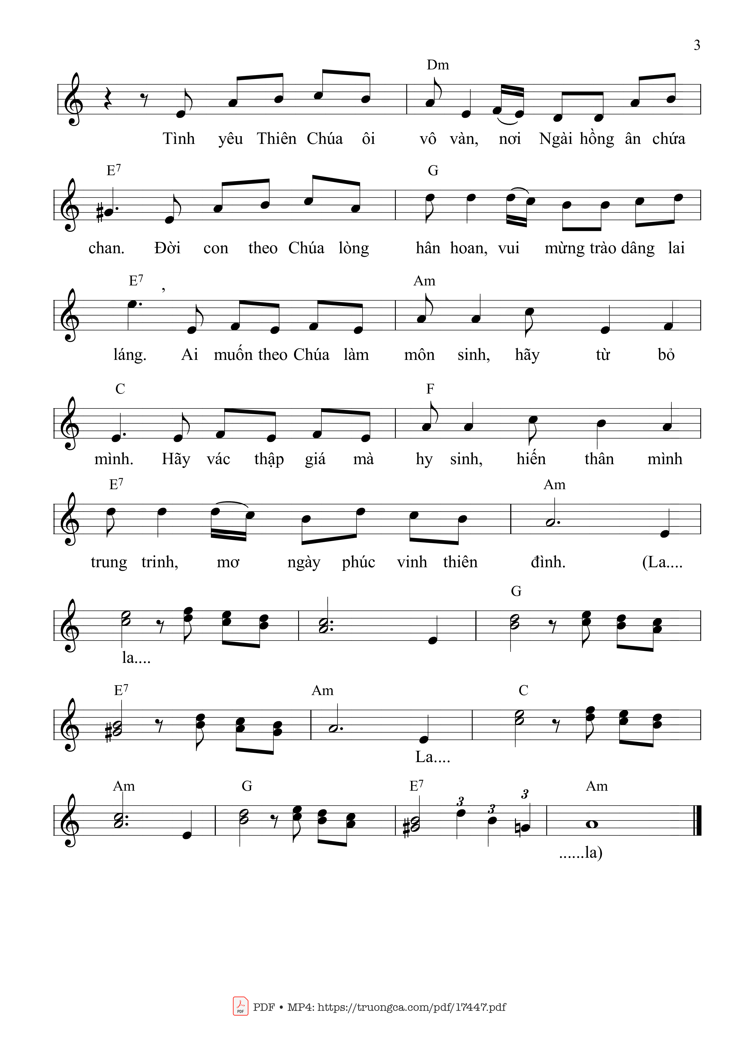 Đường tình thập giá Chúa đã đi qua con đường tình lớn lao nhiệm mầu, Trang 3