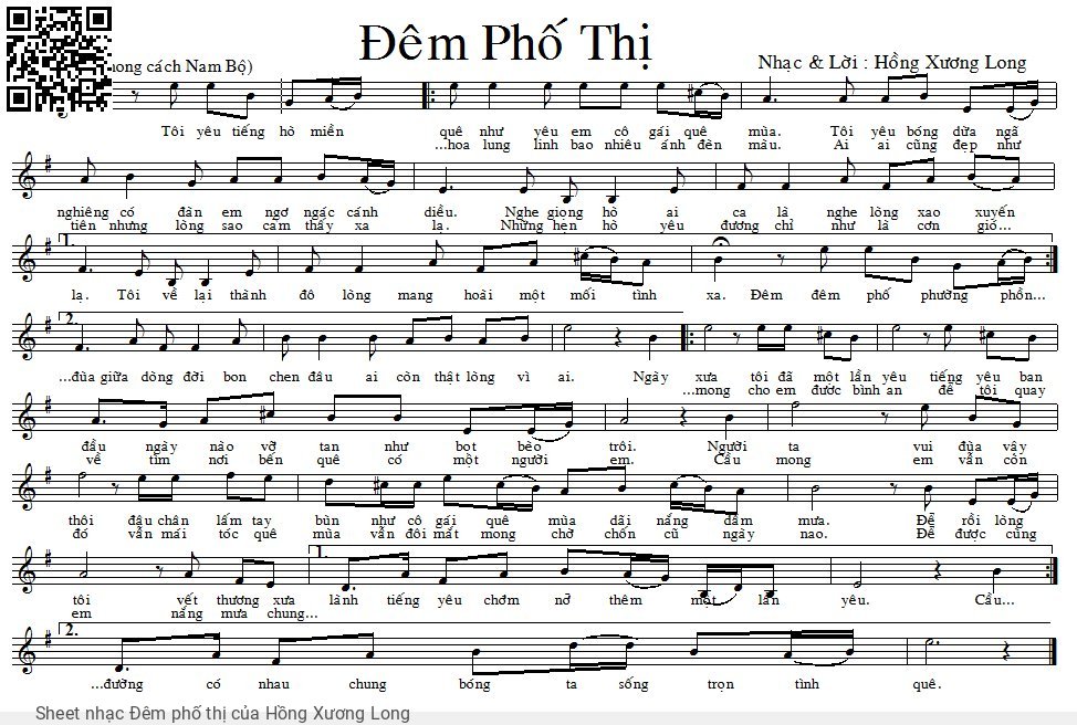 Đêm phố thị - Hồng Xương Long