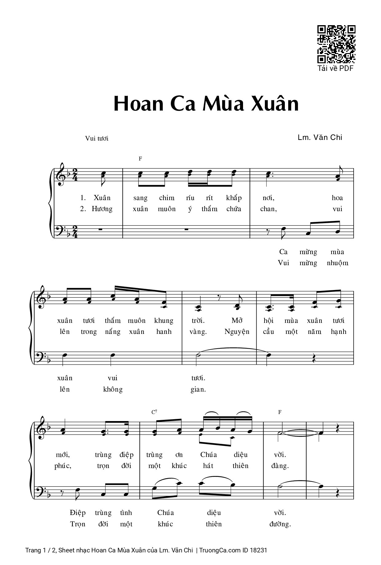 Hoan Ca Mùa Xuân