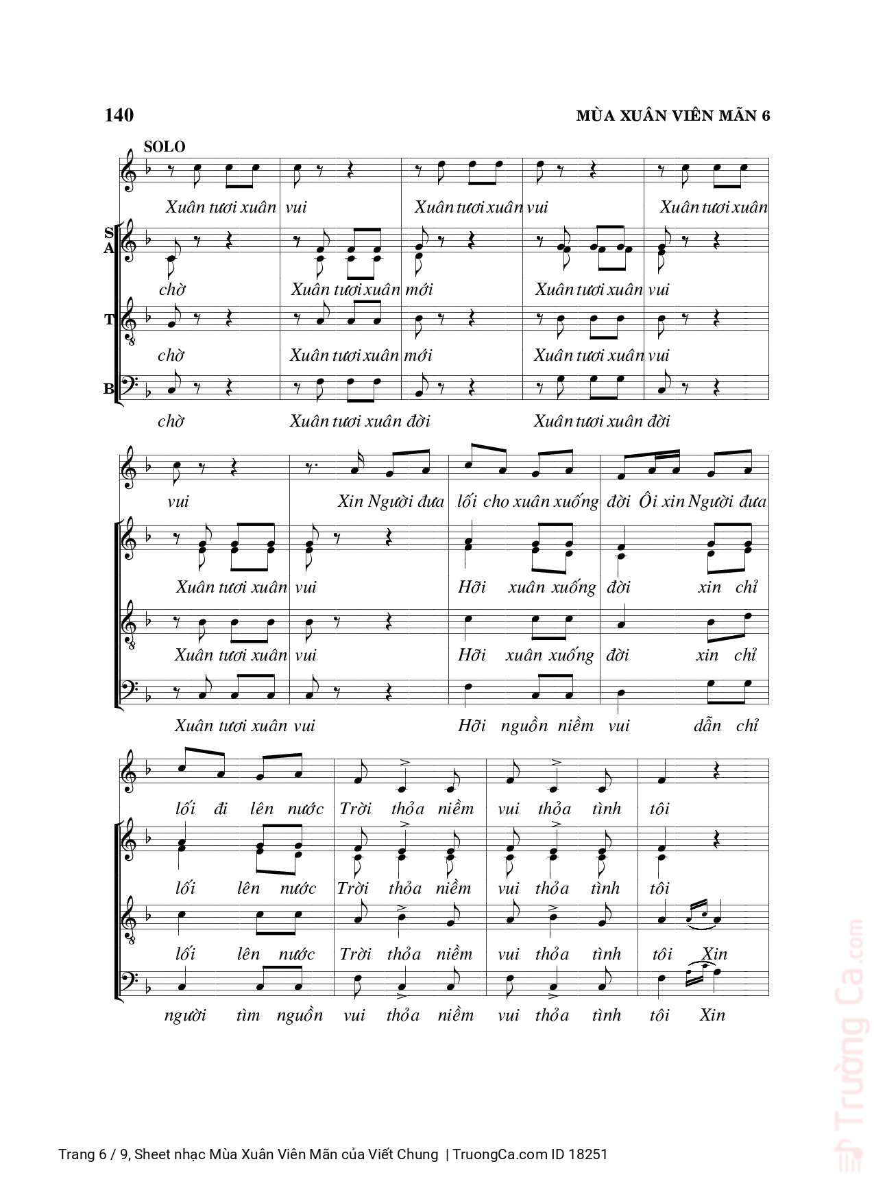 Xuân tươi xuân vui ta chào xuân khắp nơi, Trang 6