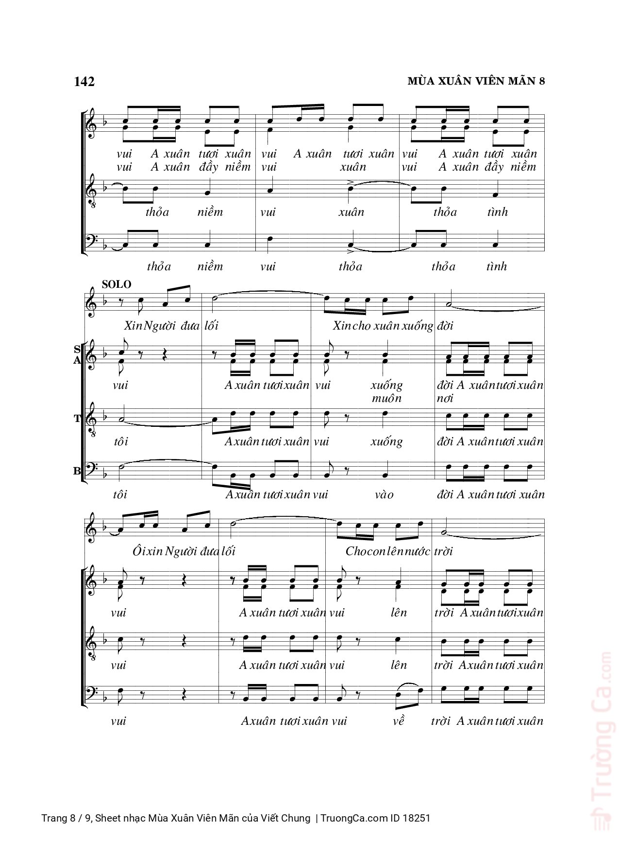 Xuân tươi xuân vui ta chào xuân khắp nơi, Trang 8