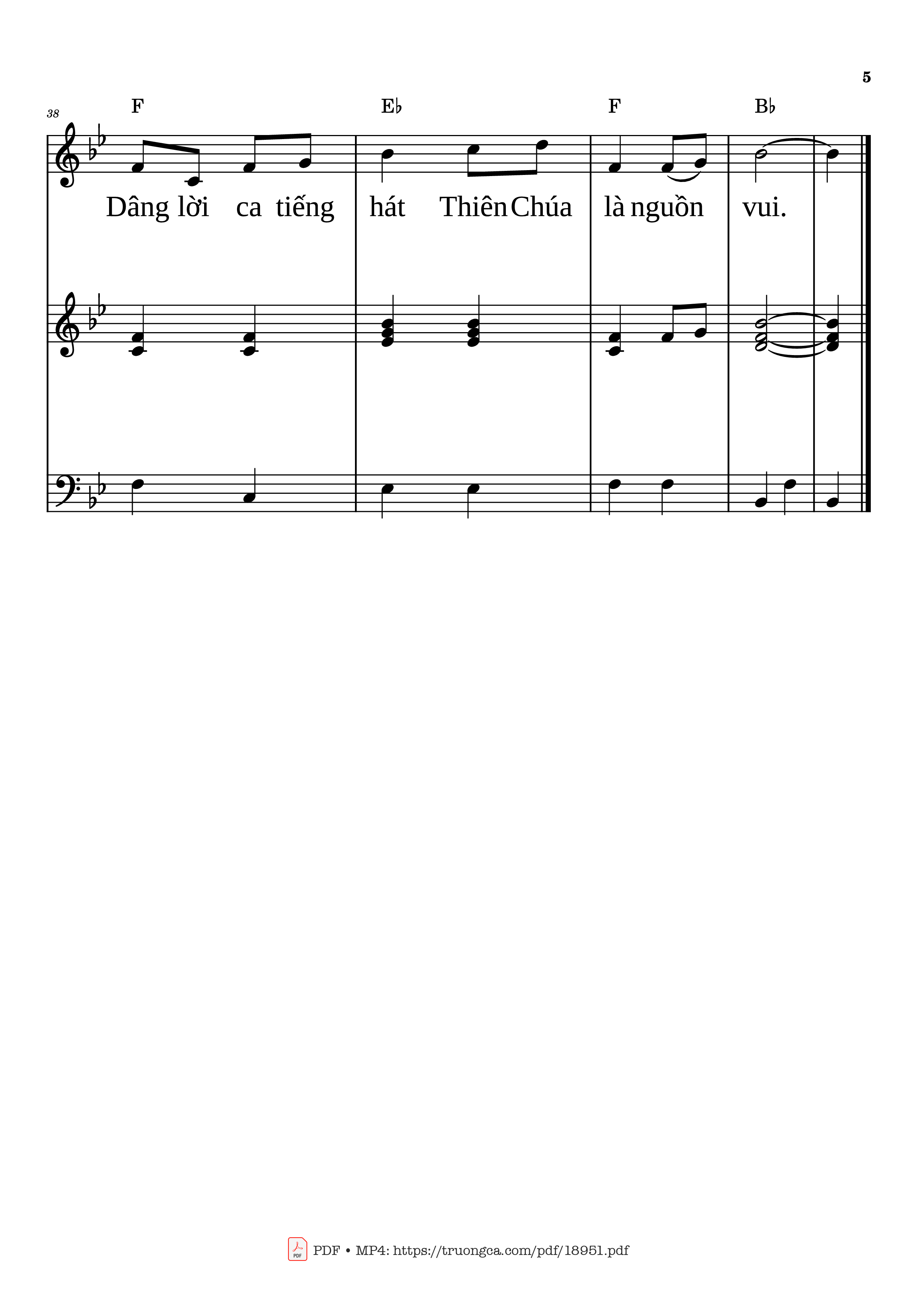 Về đây hỡi người về đây ta tiến vào cung điện Thiên Chúa, Trang 5