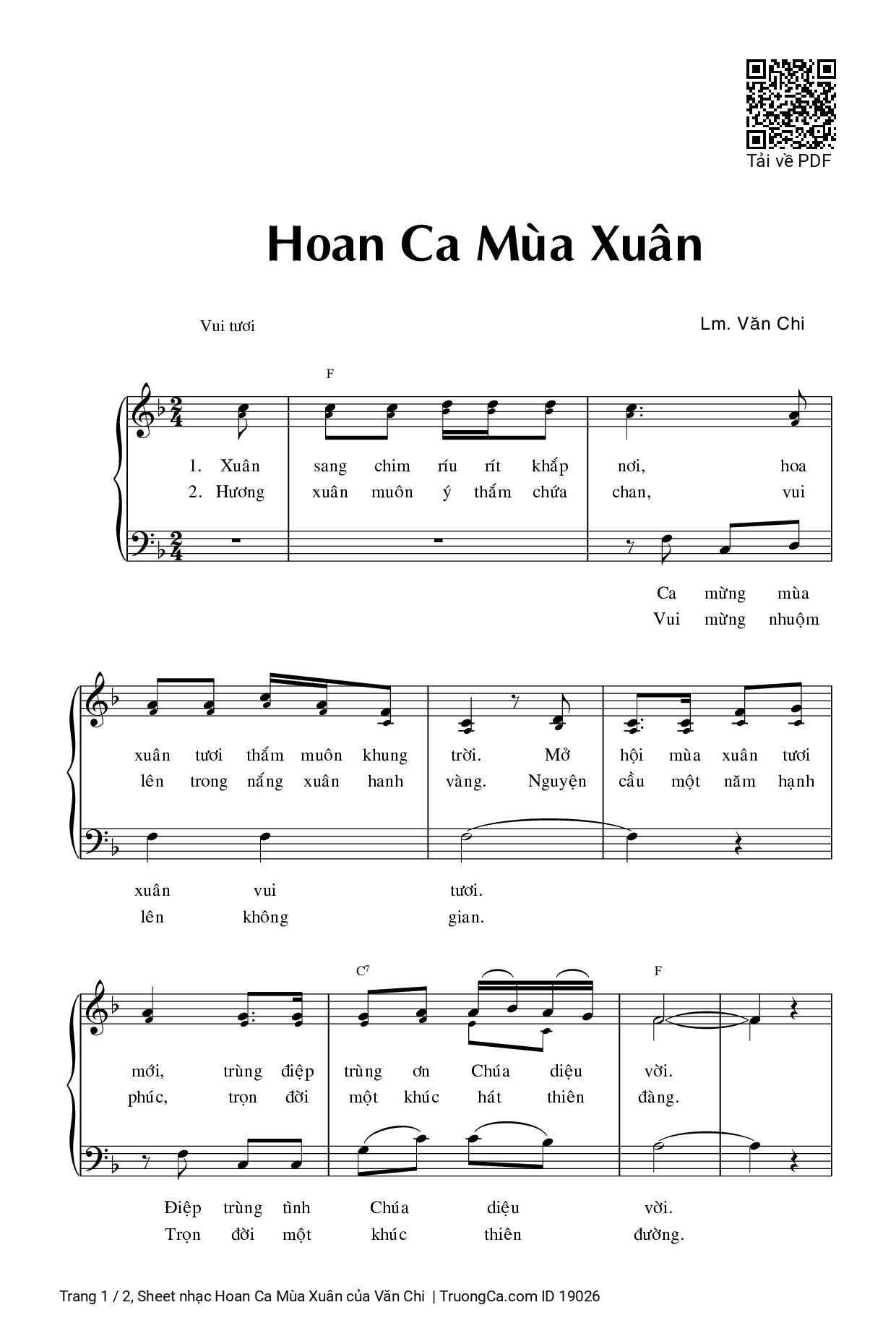 Hoan Ca Mùa Xuân