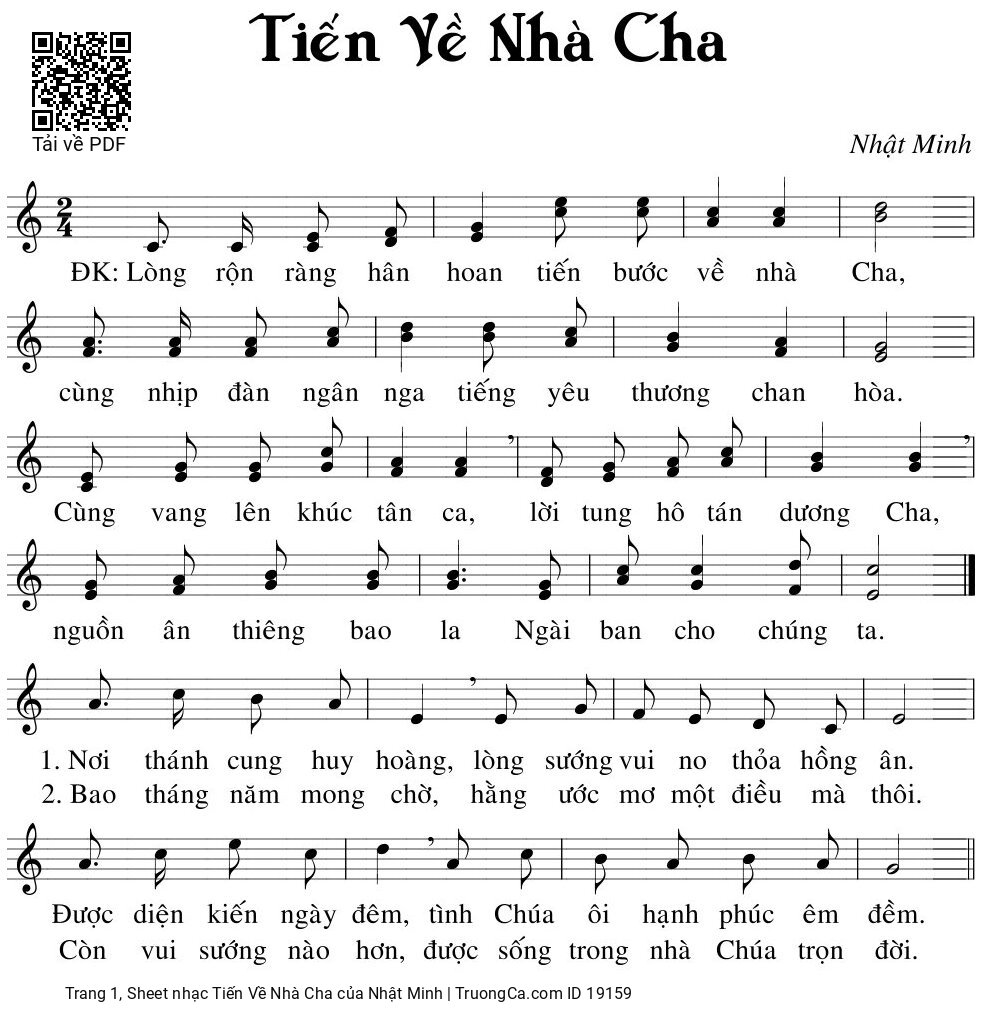 Tiến Về Nhà Cha