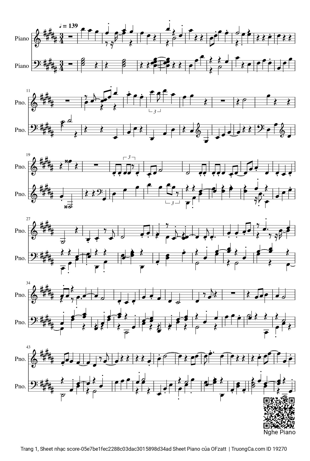 Sheet nhạc PDF bài Có Tất Cả Nhưng Thiếu Anh Sheet Piano