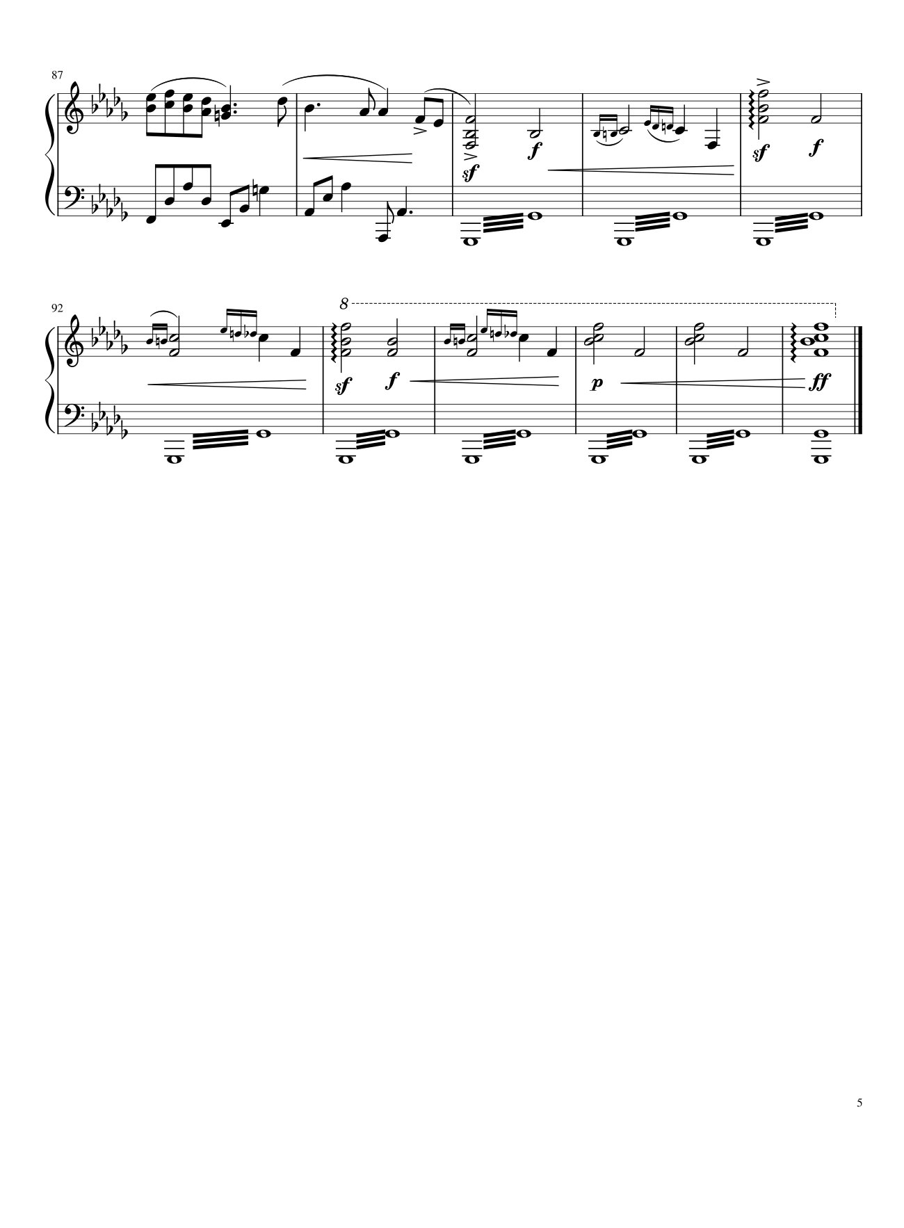 Trang 5 của Sheet nhạc PDF bài hát Merry Christmas, Mr. Lawrence Sheet Piano - Ryuichi Sakamoto