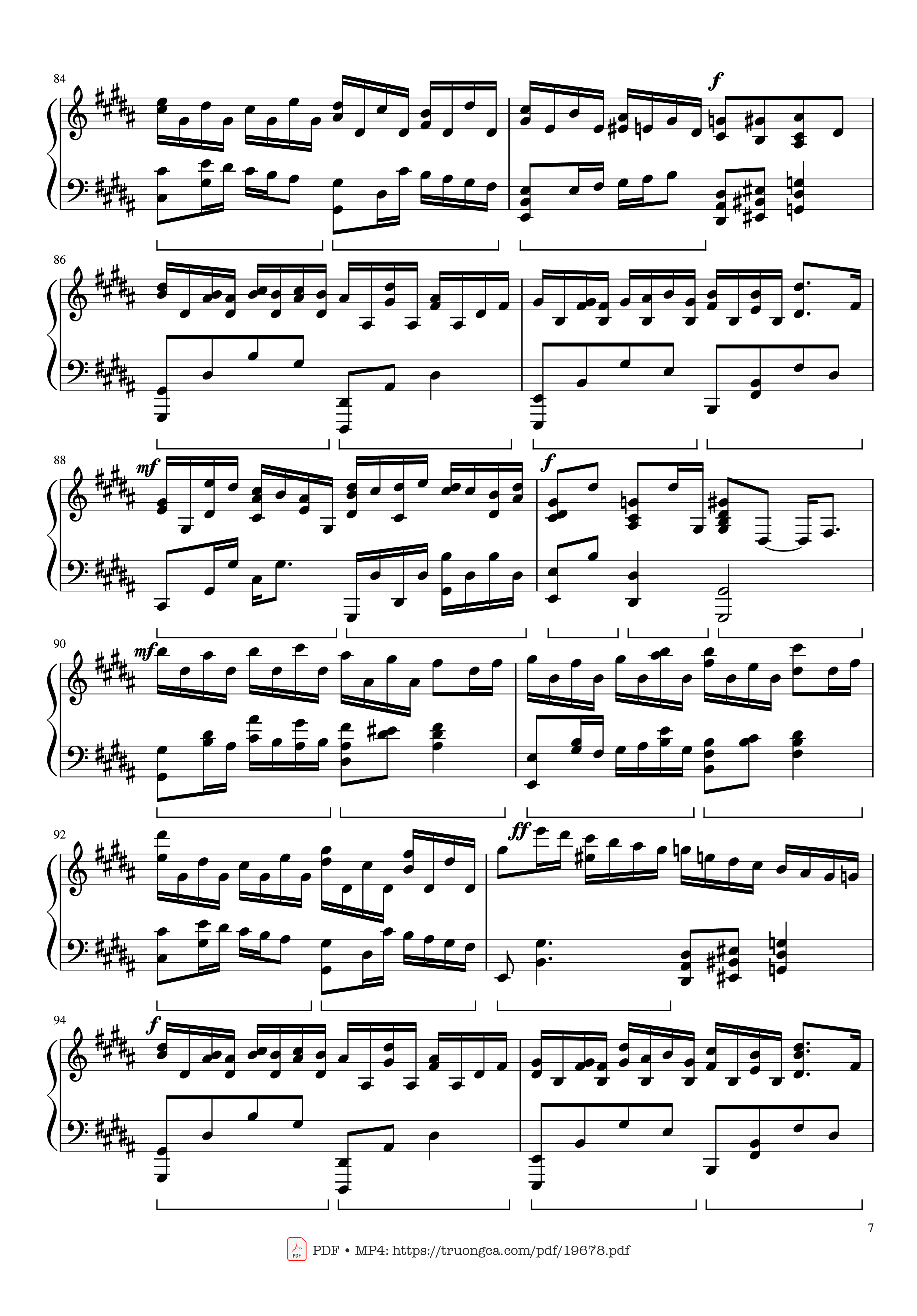 Trang 7 của Sheet nhạc PDF bài hát Flower Dance Sheet Piano - DJ Okawari