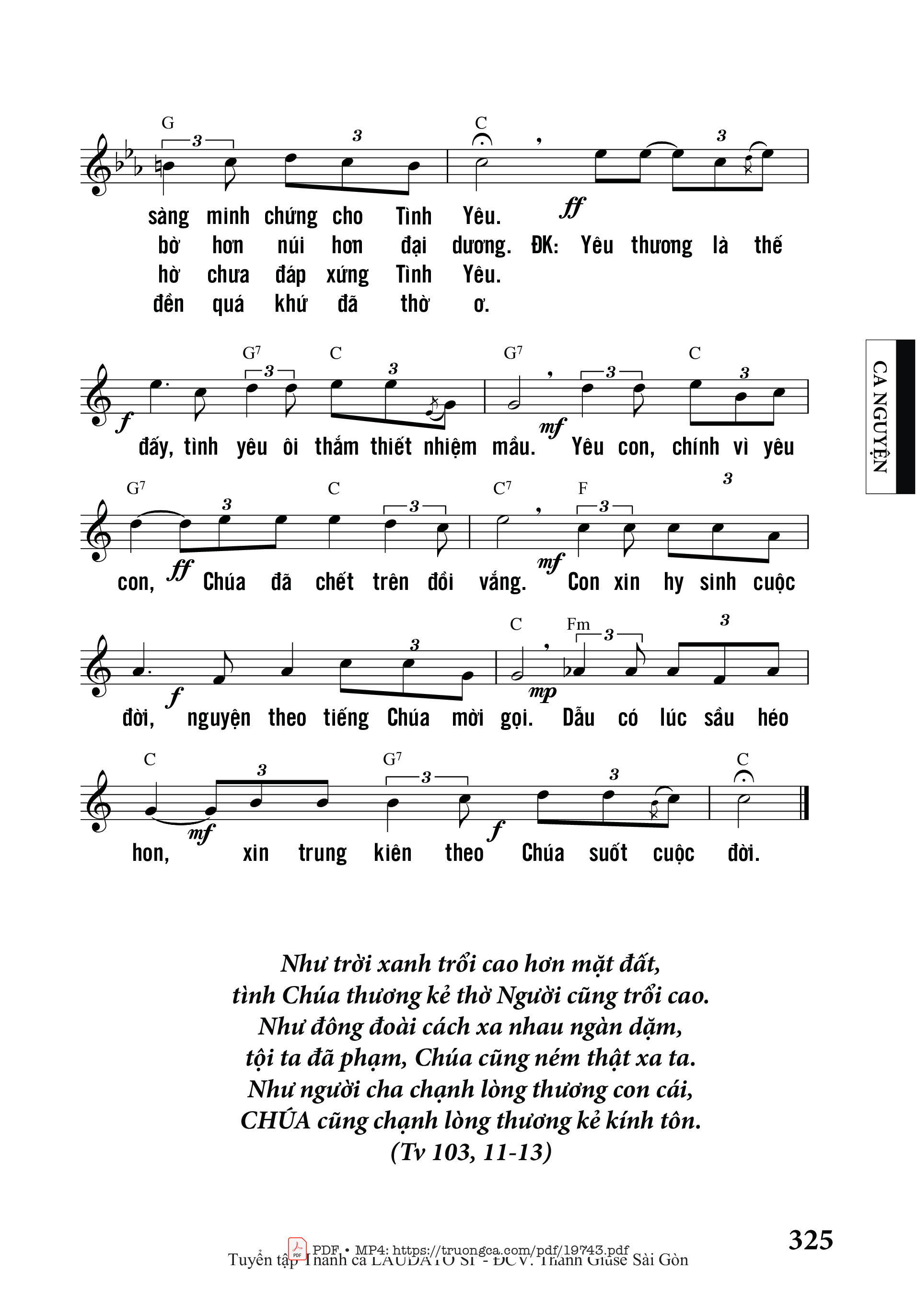 Trang 2 của Sheet nhạc PDF bài hát Tình thương nhiệm mầu - Phạm Đình Đài