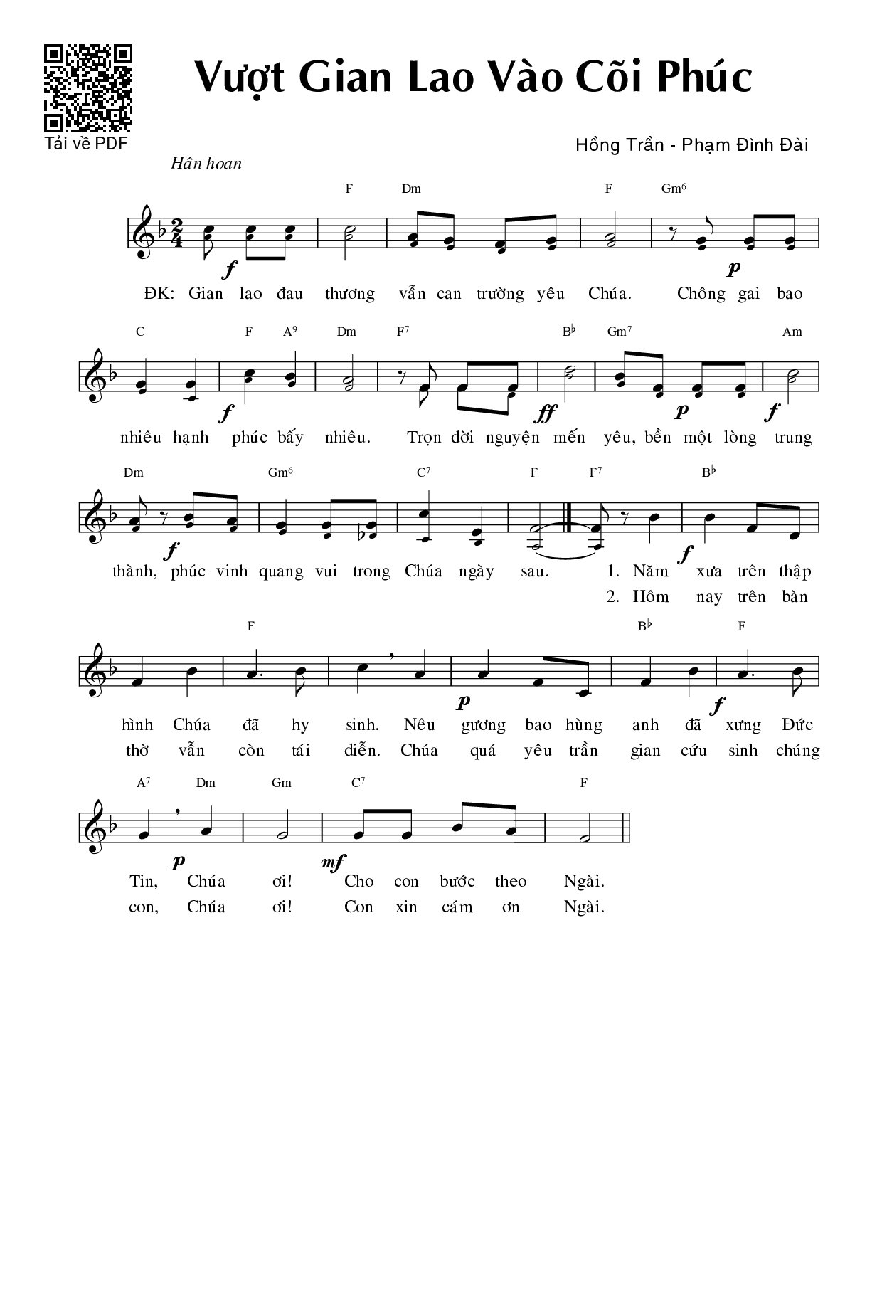 Vượt gian lao vào cõi phúc