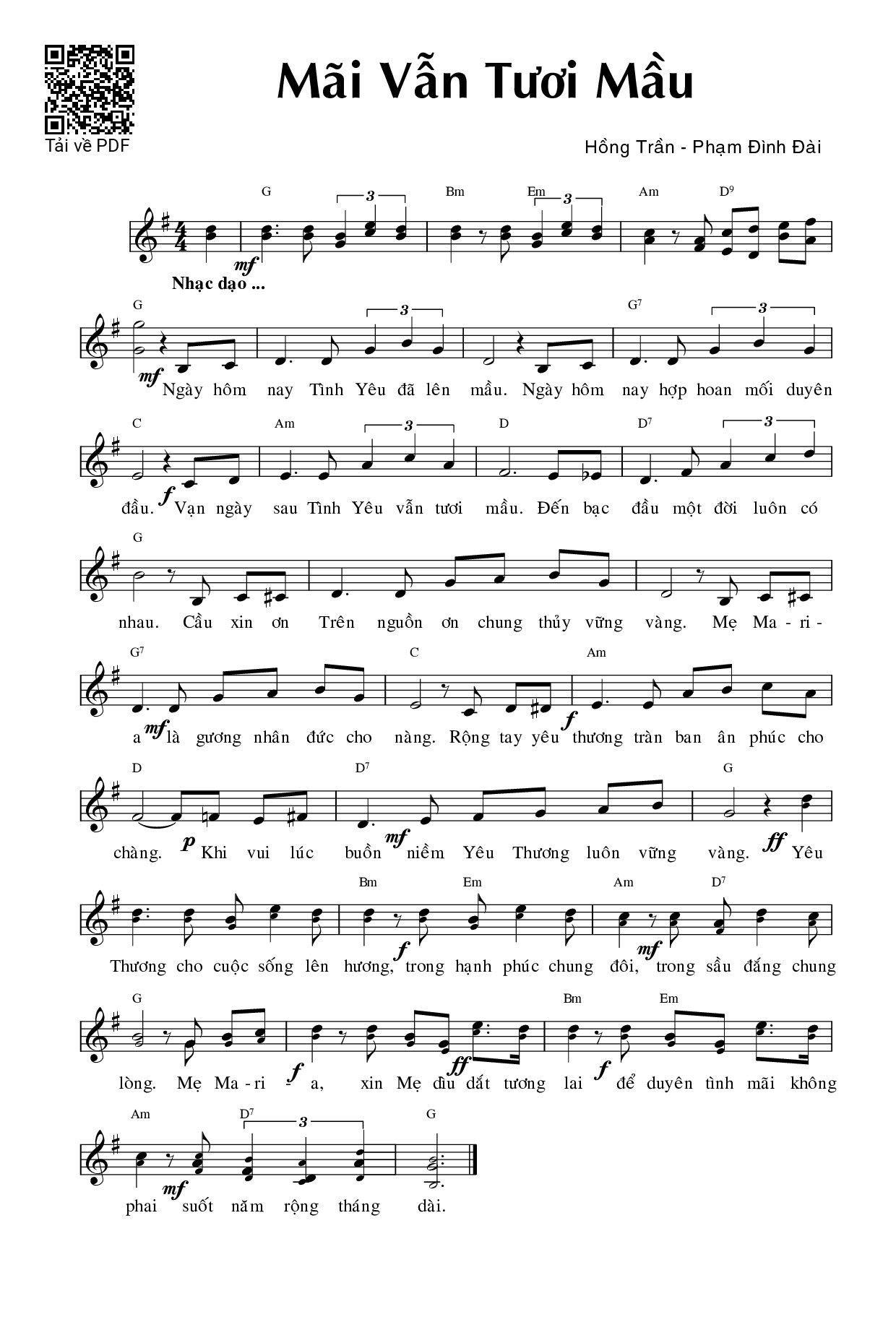 Mãi vẫn tươi màu