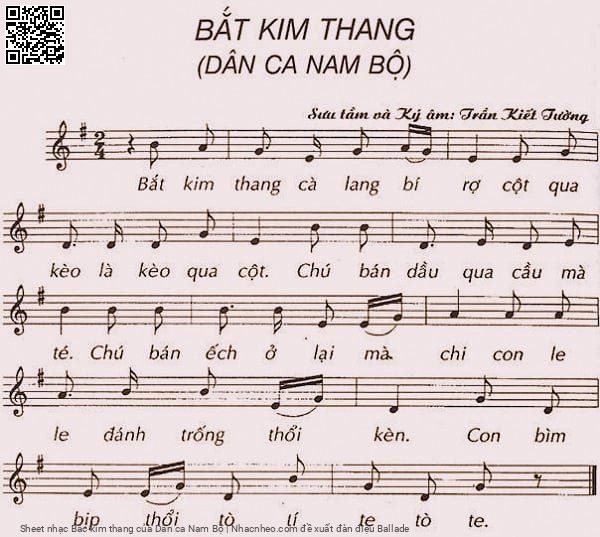 Bắc kim thang - Dân Ca Nam Bộ