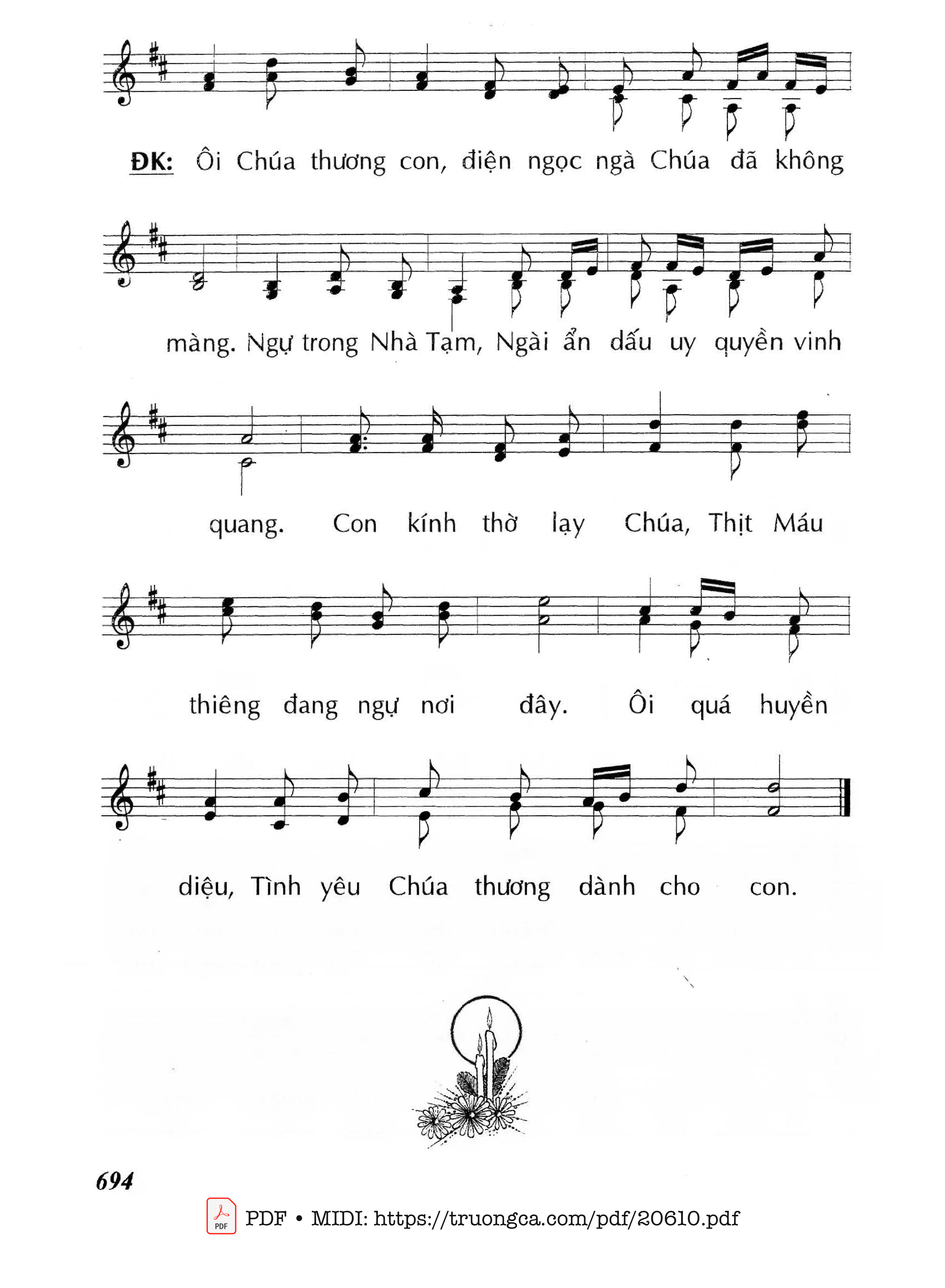 Để rửa sạch tội con Chúa nên Chiên gánh tội trần gian, Trang 2