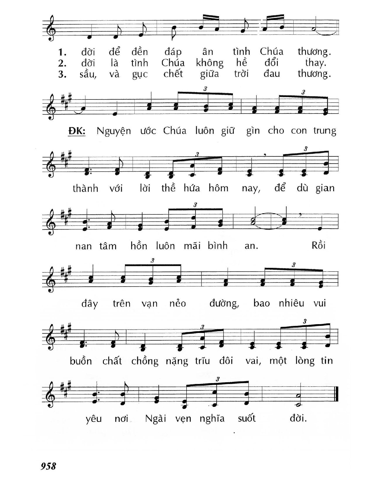 Trang 2 của Sheet nhạc PDF bài hát Hiến thân theo Ngài - Huy Hoàng