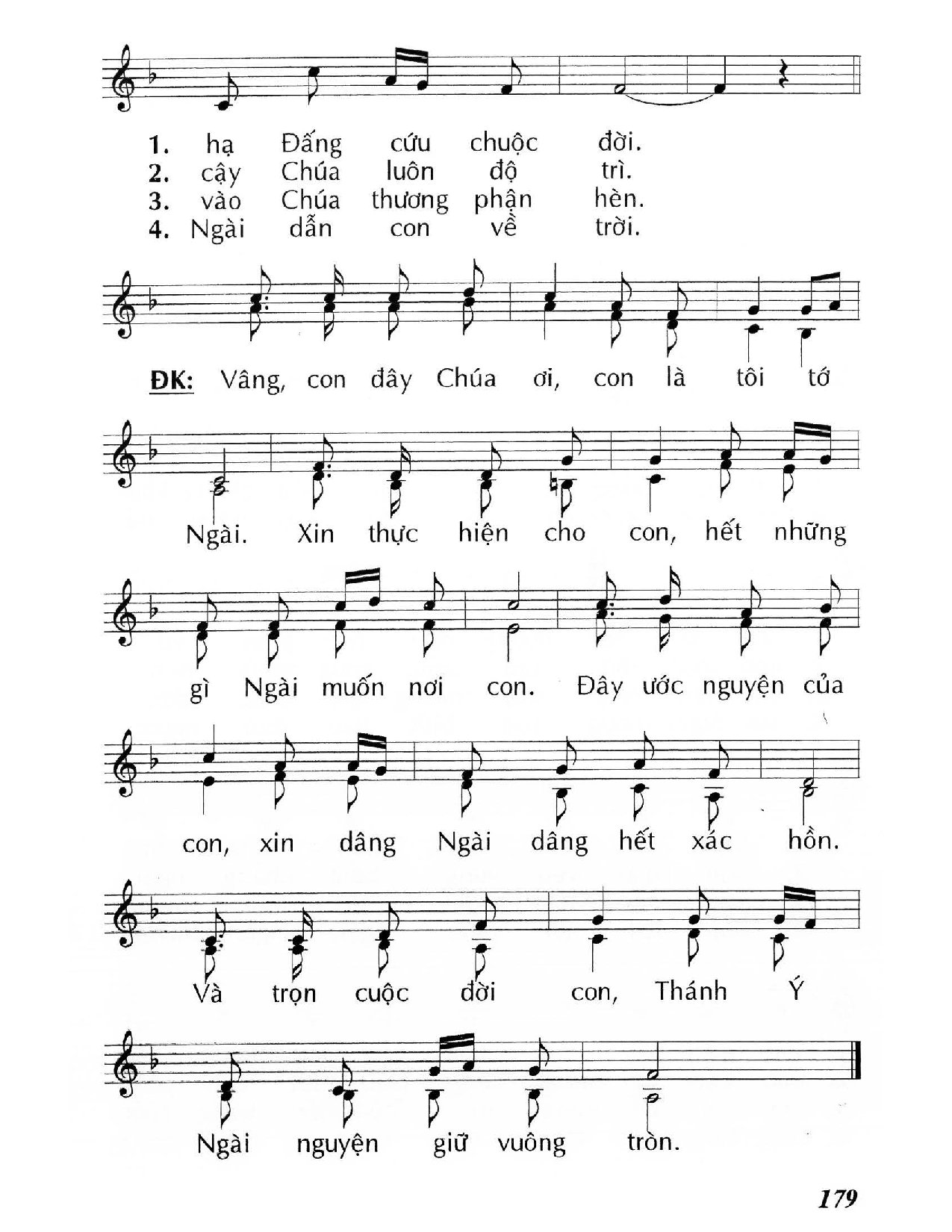 Trang 2 của Sheet nhạc PDF bài hát Thiên Thần truyền tin cho Mẹ (Lc. 1) - Huy Hoàng