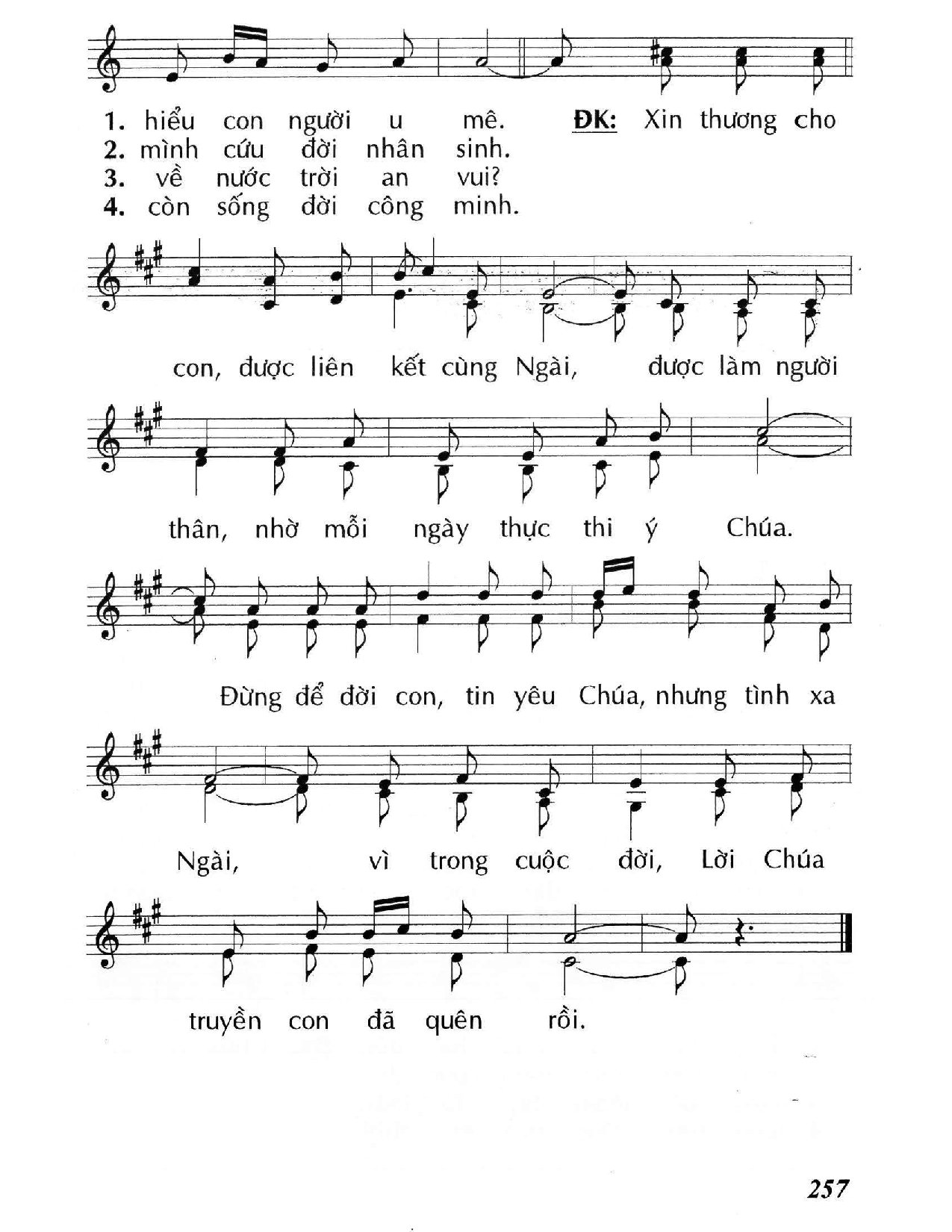 Trang 2 của Sheet nhạc PDF bài hát Vì tình yêu thương (Mc. 3) - Huy Hoàng