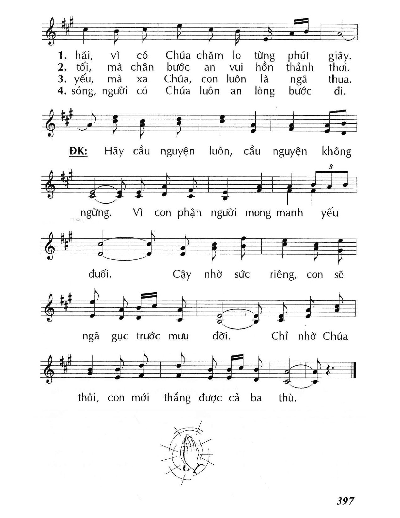 Trang 2 của Sheet nhạc PDF bài hát Hãy cầu nguyện luôn (Lc. 18) - Huy Hoàng