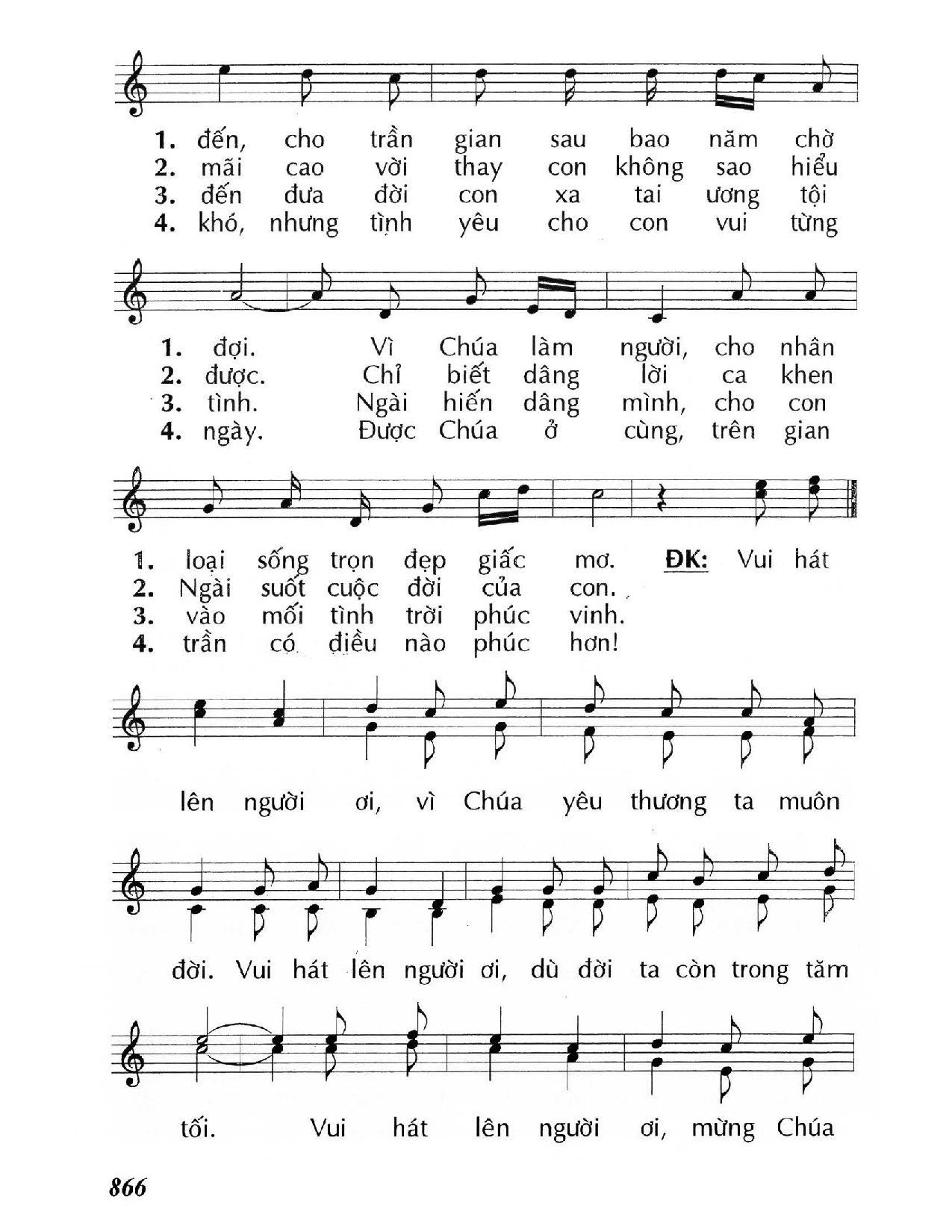 Trang 2 của Sheet nhạc PDF bài hát Khi mùa đông về - Huy Hoàng