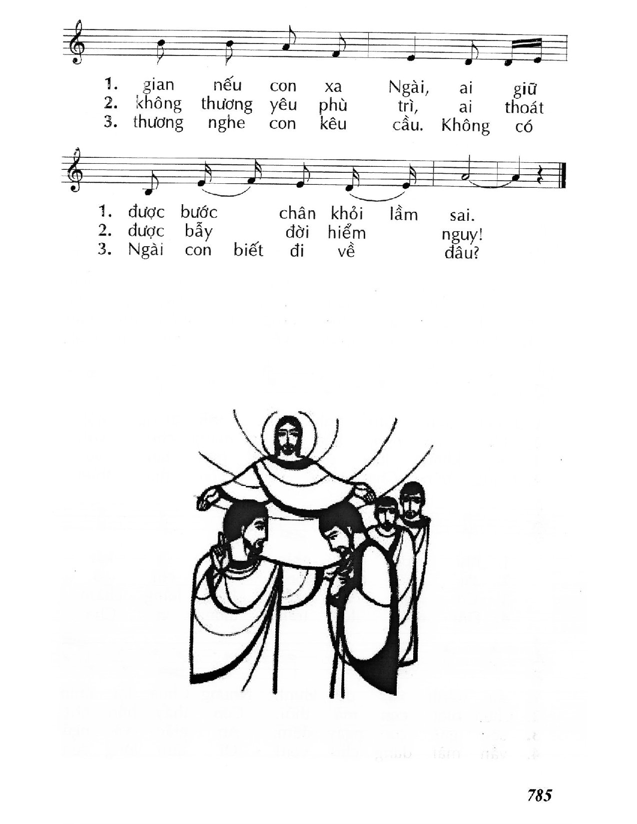 Trang 2 của Sheet nhạc PDF bài hát Con trở về - Huy Hoàng