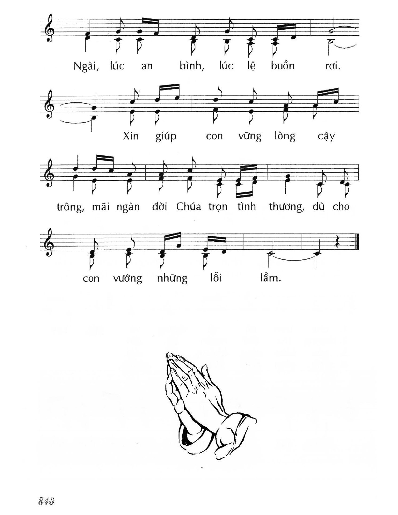 Trang 3 của Sheet nhạc PDF bài hát Xin thương phận người - Huy Hoàng