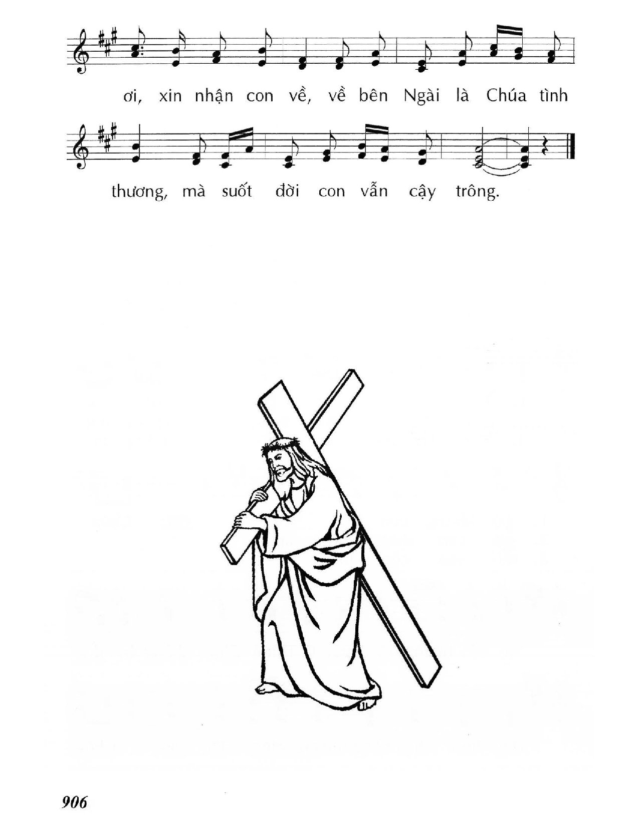 Trang 2 của Sheet nhạc PDF bài hát Con hướng về Ngài - Huy Hoàng