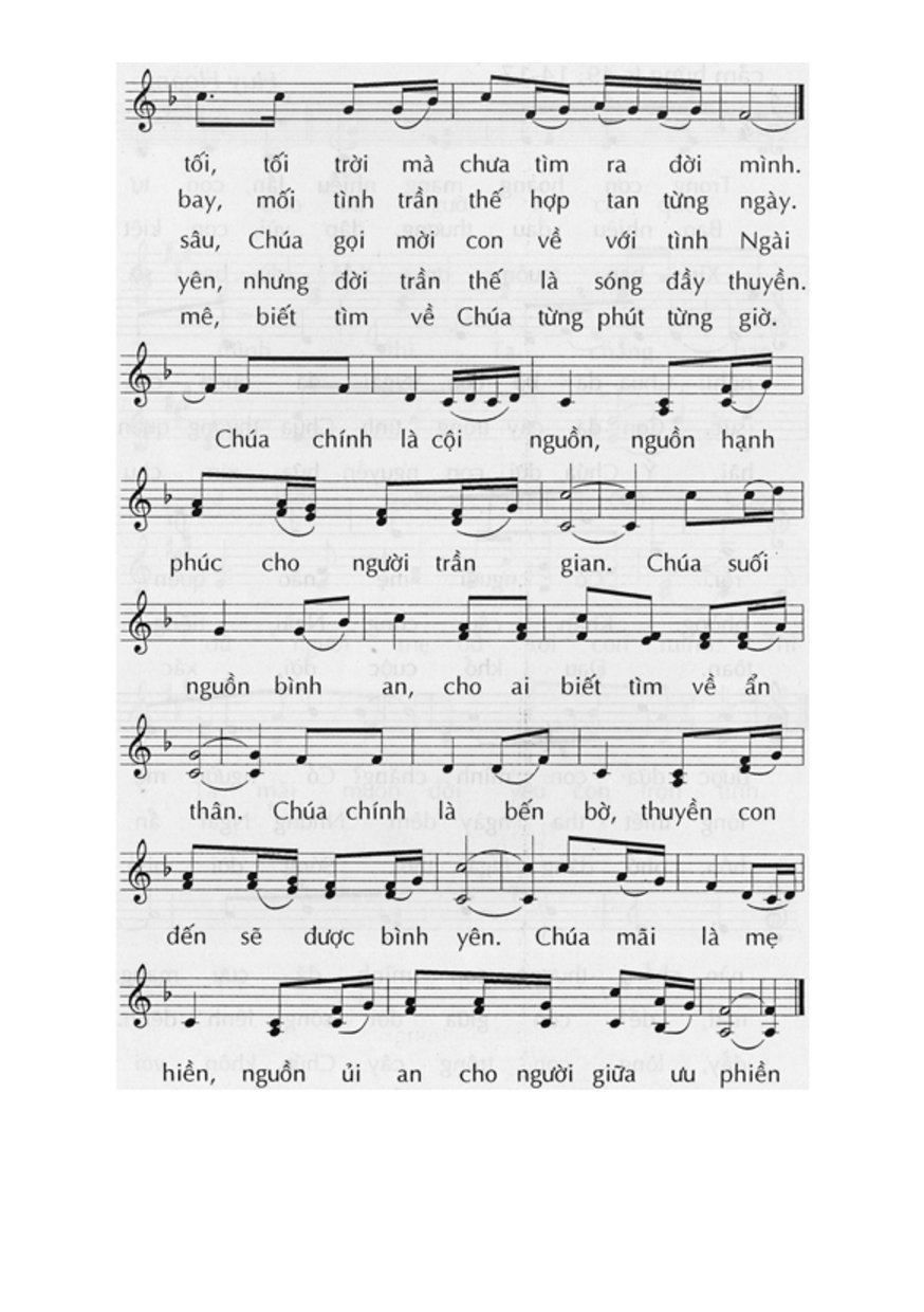 Trang 2 của Sheet nhạc PDF bài hát Chúa là hạnh phúc – Huy Hoàng - Huy Hoàng