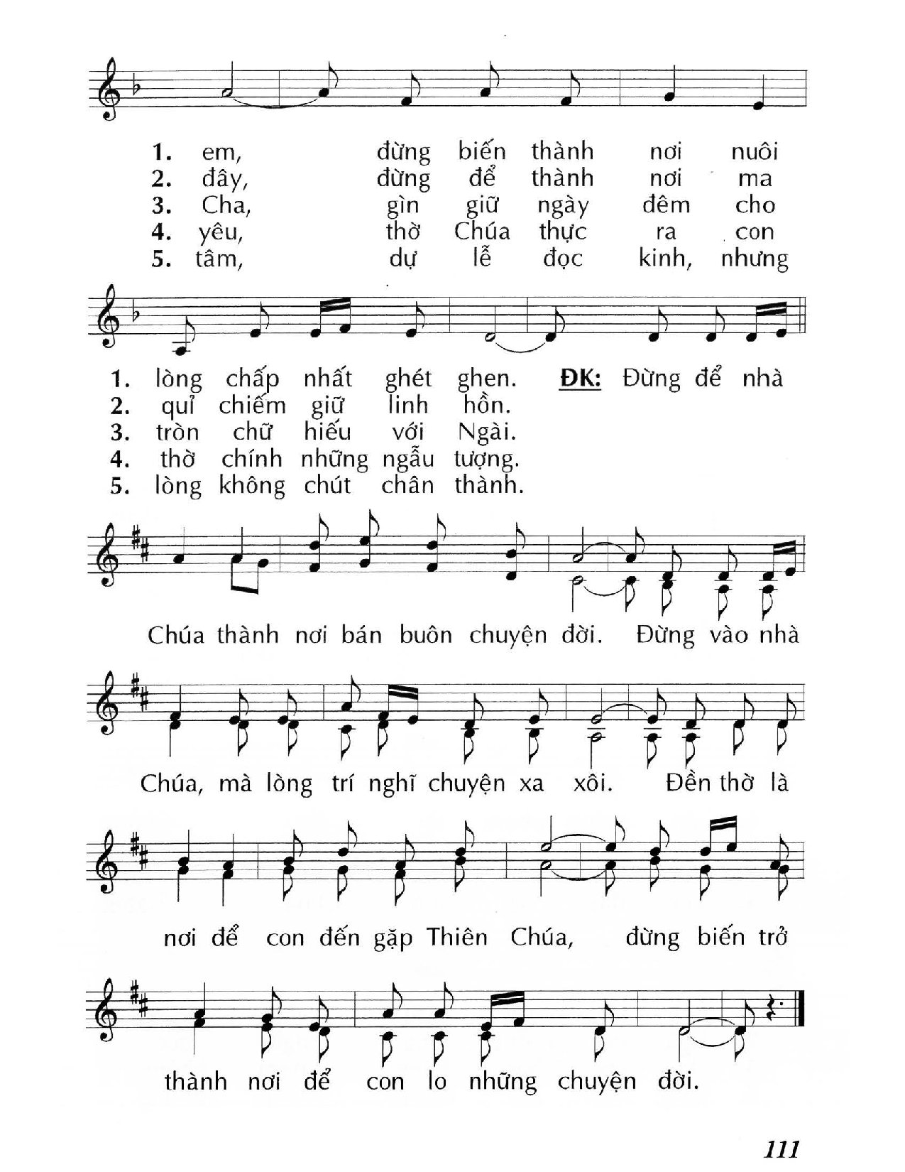 Trang 2 của Sheet nhạc PDF bài hát Đền thờ Chúa (Ga 2, 13-25) – Chúa Nhật 3 Mùa Chay/B. - Huy Hoàng