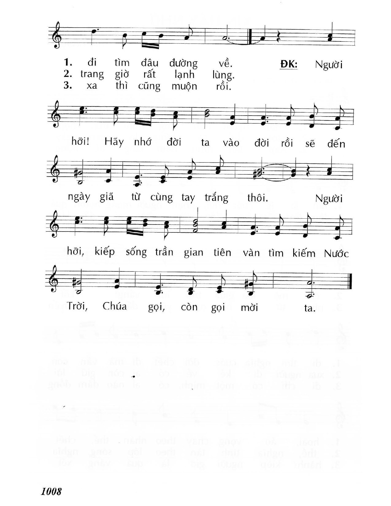 Trang 2 của Sheet nhạc PDF bài hát Xin hãy nhớ (Mt 24,37-44) - Huy Hoàng