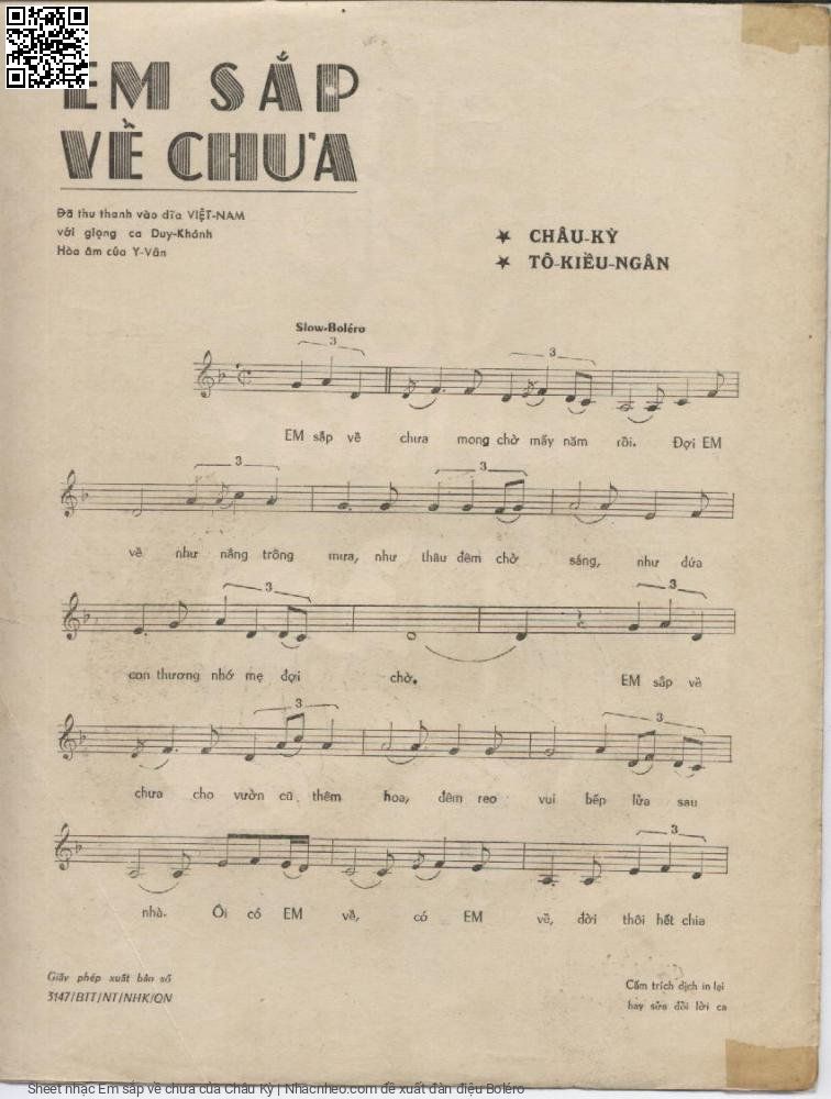 Trang 2 của Sheet nhạc PDF bài hát Em sắp về chưa - Châu Kỳ, Em sắp về  chưa mong chờ mấy năm  rồi. Đợi em  về như nắng trông  mưa như thâu đêm chờ  sáng