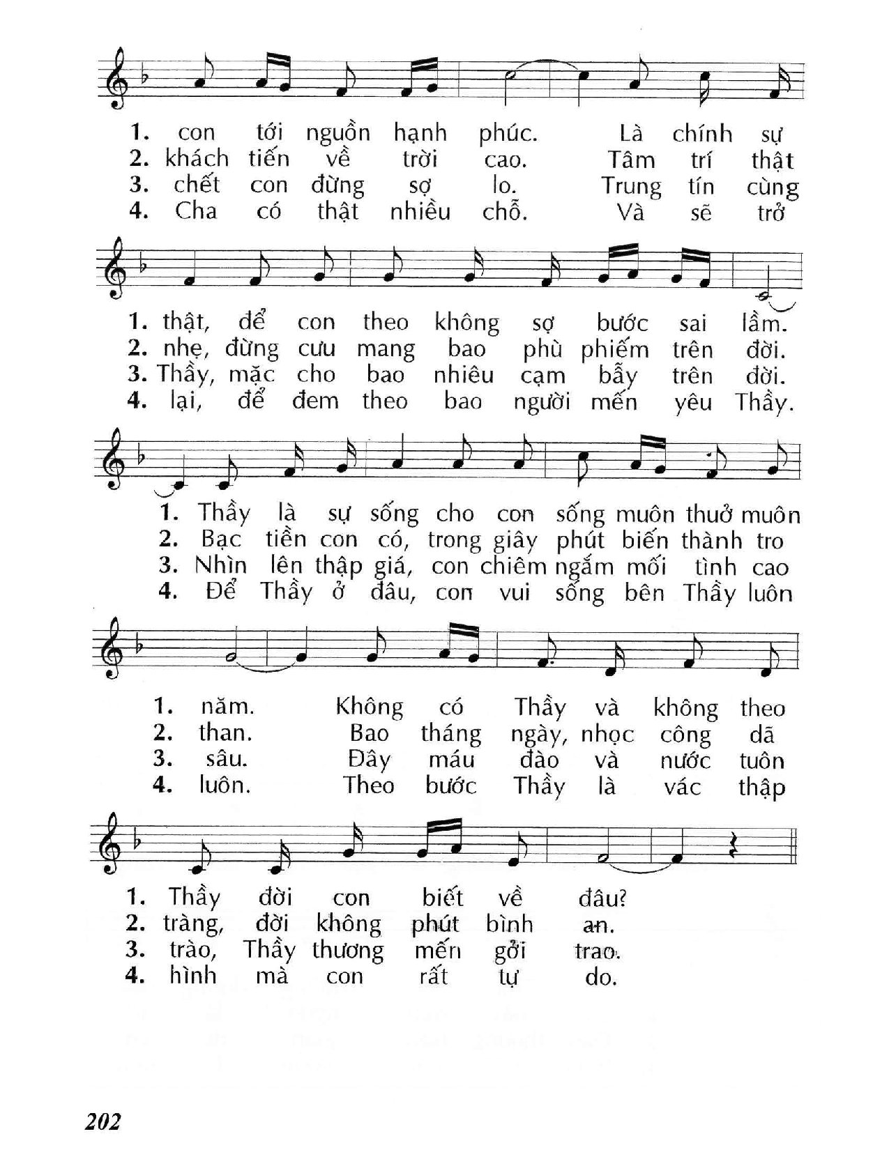 Trang 2 của Sheet nhạc PDF bài hát Đừng xao xuyến (Ga. 14) - Huy Hoàng