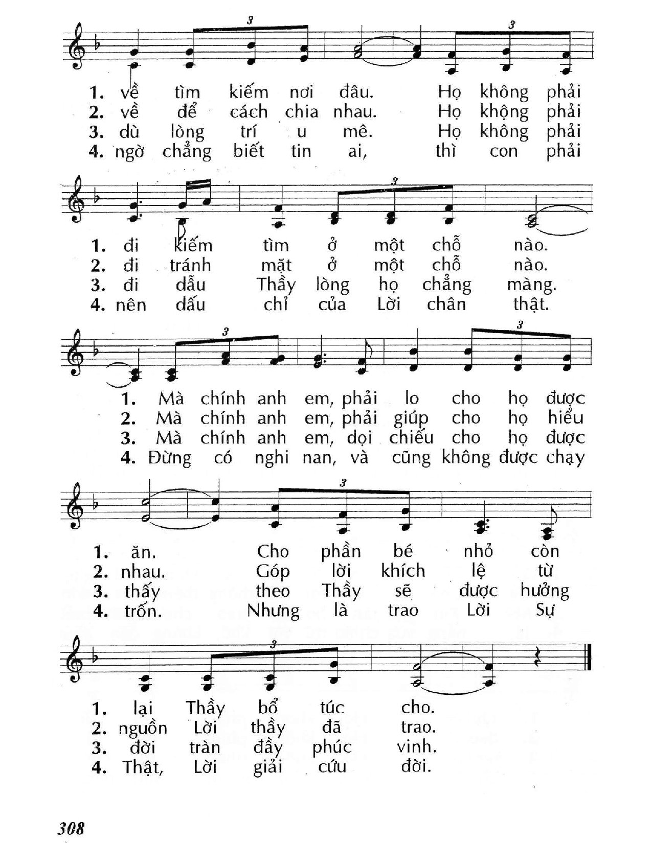 Trang 2 của Sheet nhạc PDF bài hát Nơi đây hoang vắng (Mt. 14) - Huy Hoàng