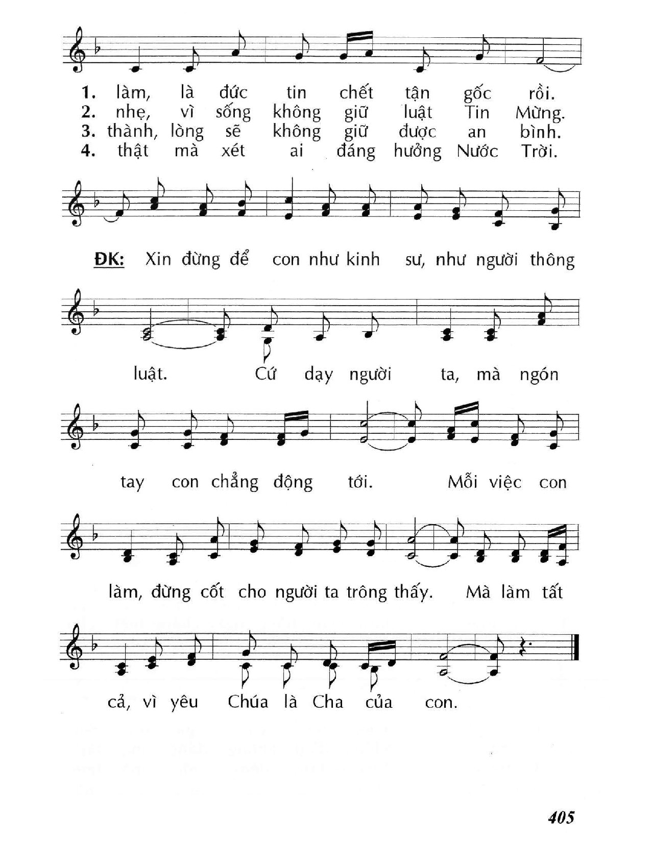 Trang 2 của Sheet nhạc PDF bài hát Nói mà không làm (Mt. 23) - Huy Hoàng