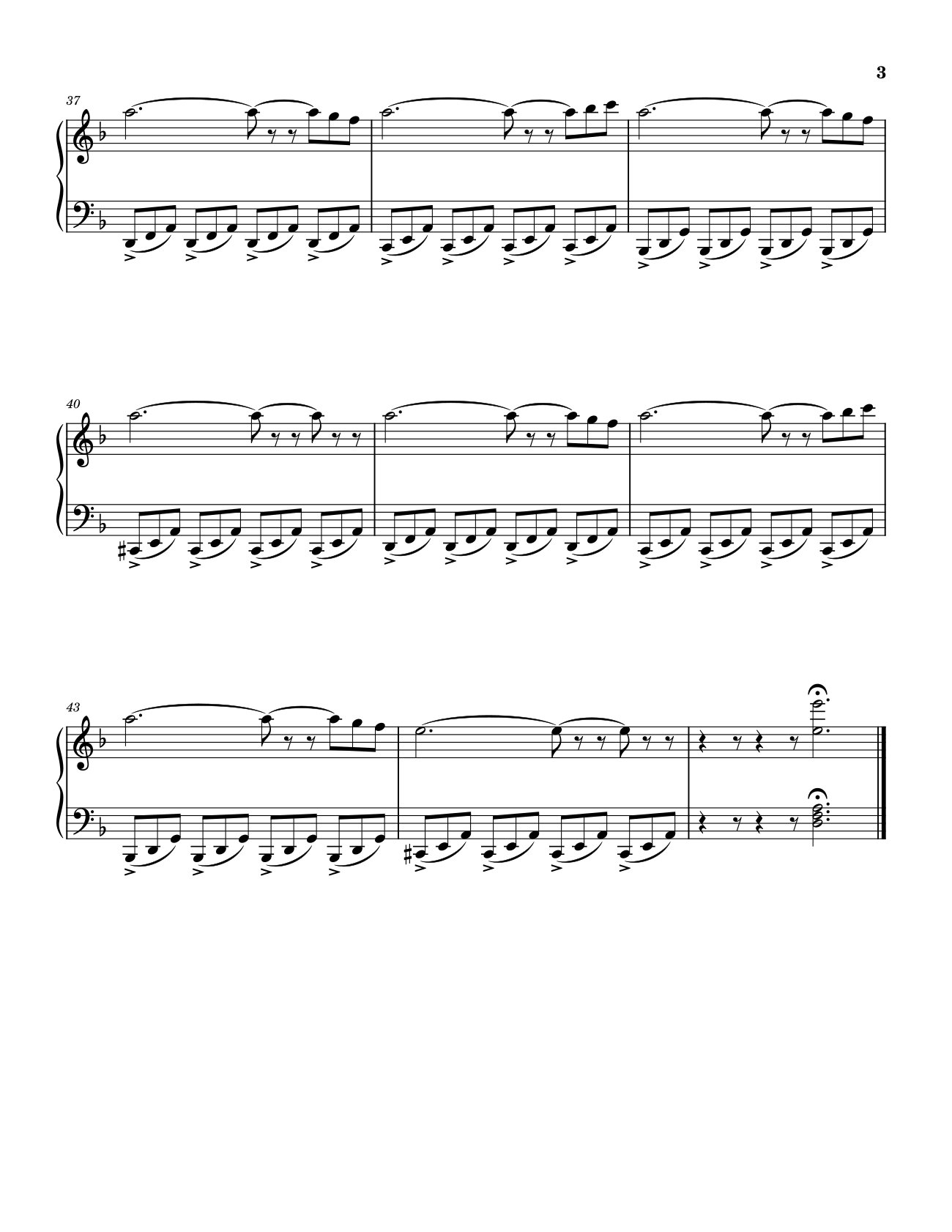 Trang 3 của Sheet nhạc PDF bài hát Van Gogh Sheet Piano - Howtopiano1