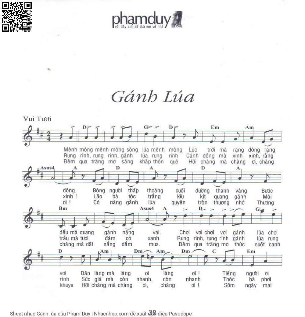 Gánh lúa - Phạm Duy