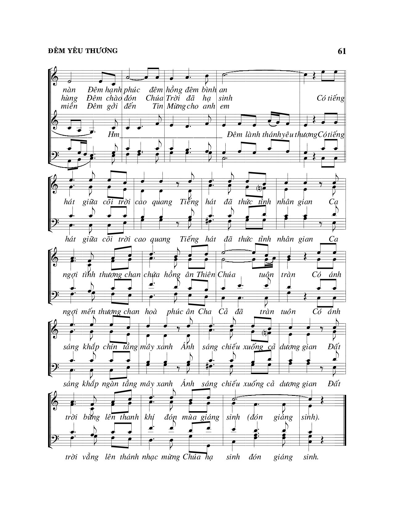 Trang 2 của Sheet nhạc PDF bài hát Đêm yêu thương - Viết Chung