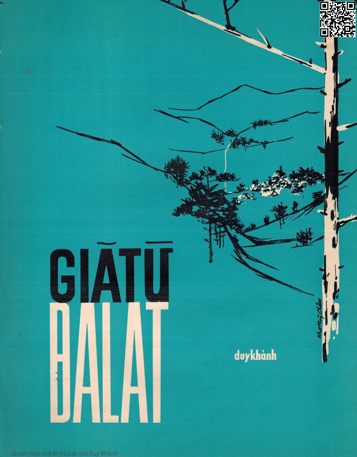 Trang 1 của Sheet nhạc PDF bài hát Giã từ Đà Lạt - Duy Khánh, 1. Đà Lạt  ơi, thôi giã từ em nhé. Ôi Lâm  Viên, ôi thác cao, đồi  xa Ôi thông reo, ôi suối Vàng run  rẫy