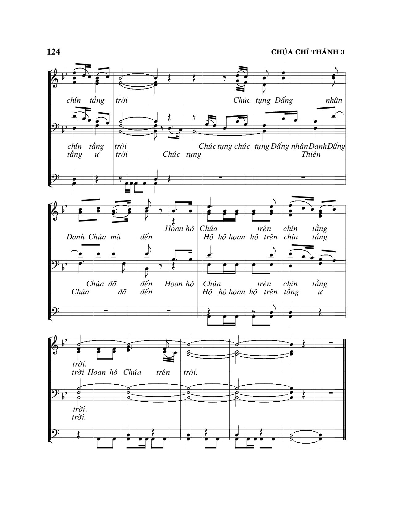 Trang 3 của Sheet nhạc PDF bài hát Chúa chí thánh - Viết Chung